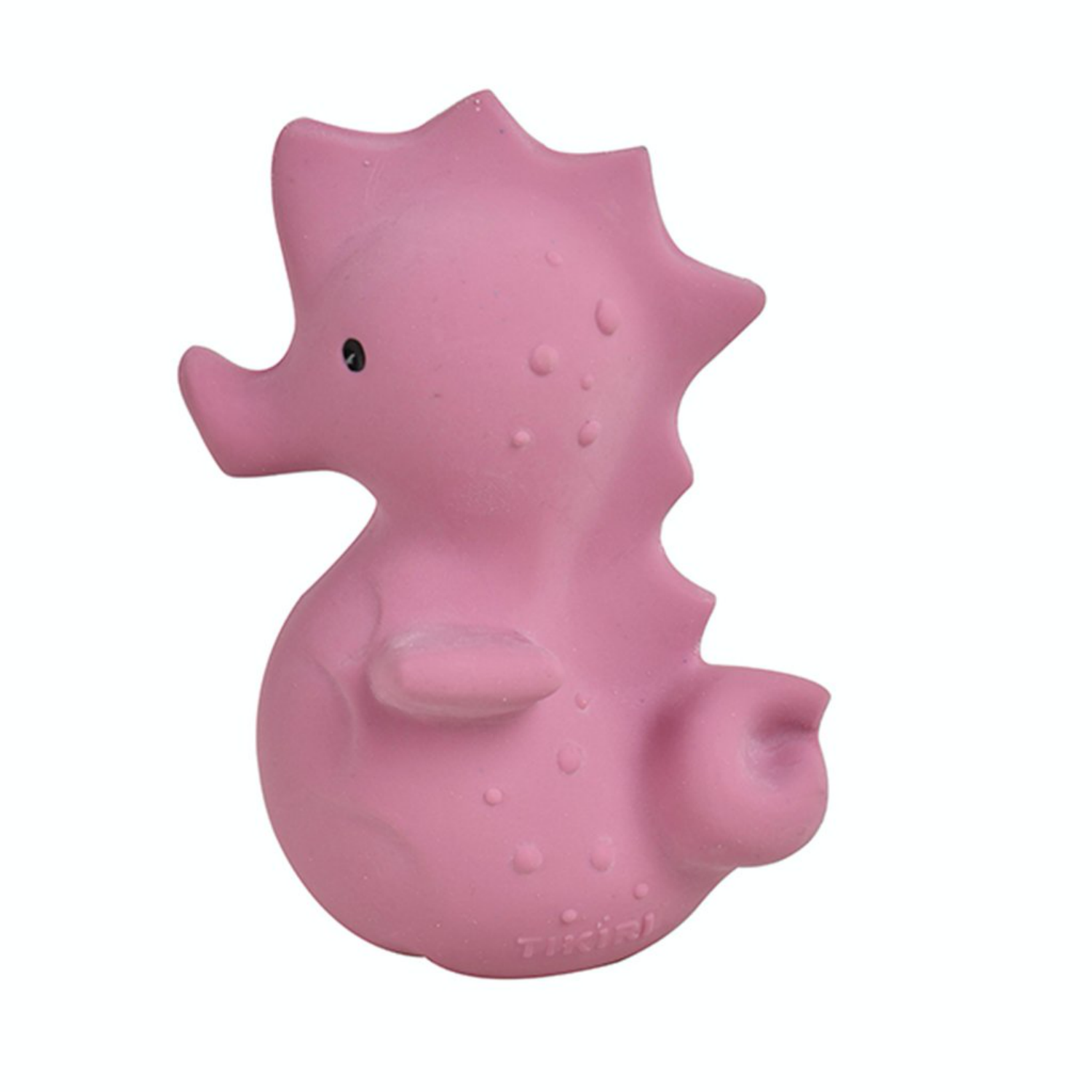 TIKIRI Natural Rubber Rattle & Bath Toy ‘Sea Horse’ | Left View | BeoVERDE.ie