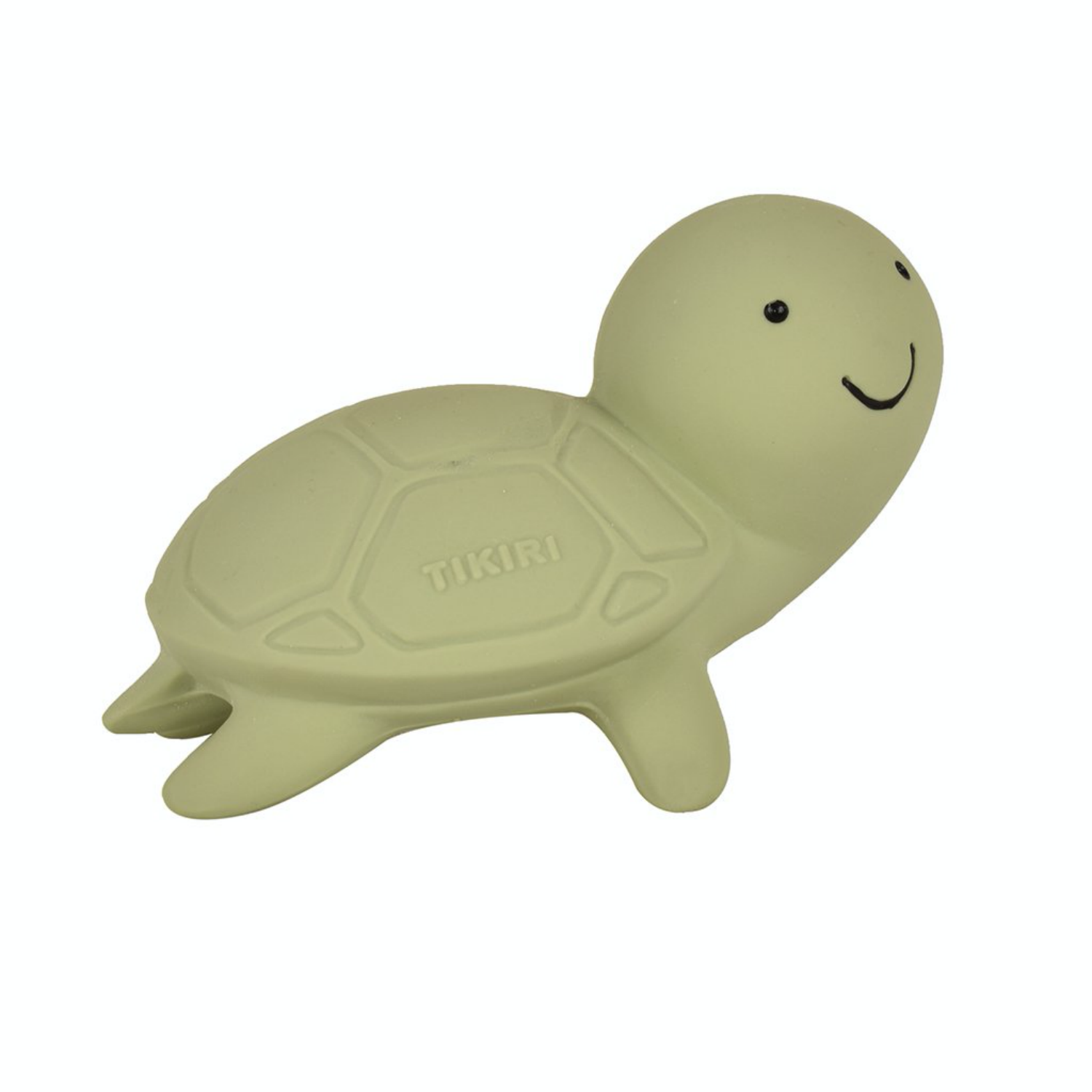 TIKIRI Natural Rubber Rattle & Bath Toy ‘Turtle’ | Right View | BeoVERDE.ie