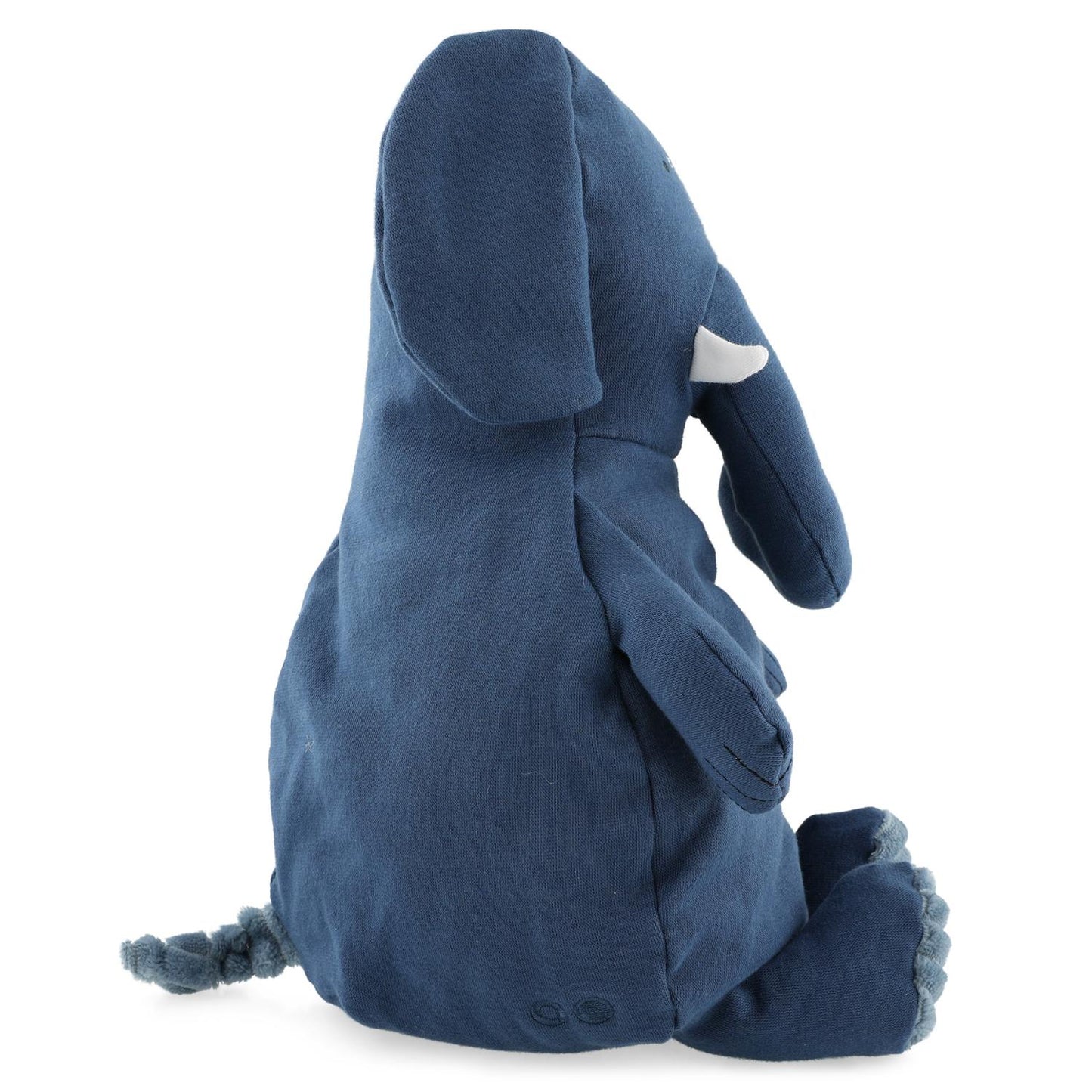 Trixie Mrs. Elephant | Organic Plush Toy | Sitting - Side | BeoVERDE.ie