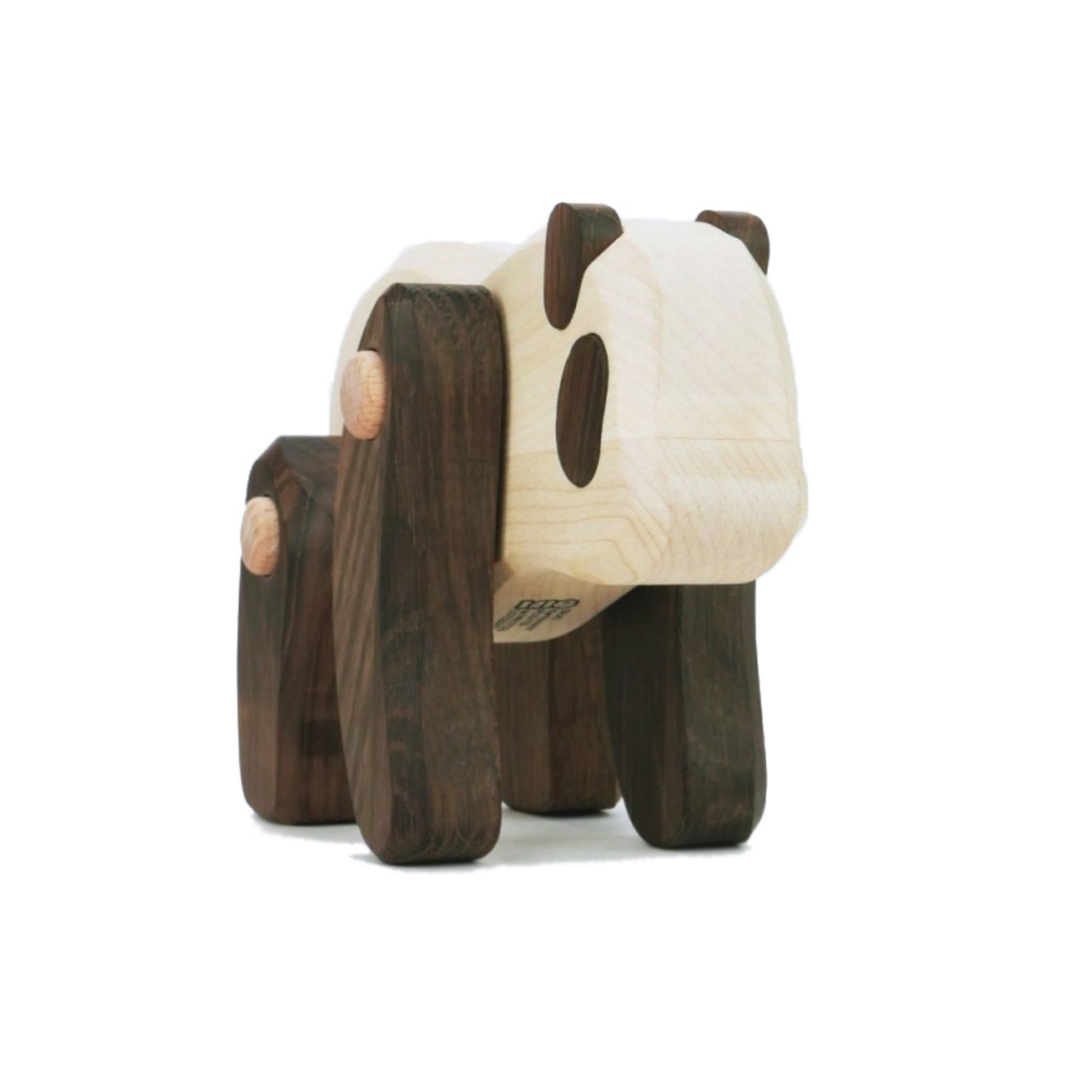 TOBE Wooden Panda | Movable Arms & Legs | Front-View | BeoVERDE.ie
