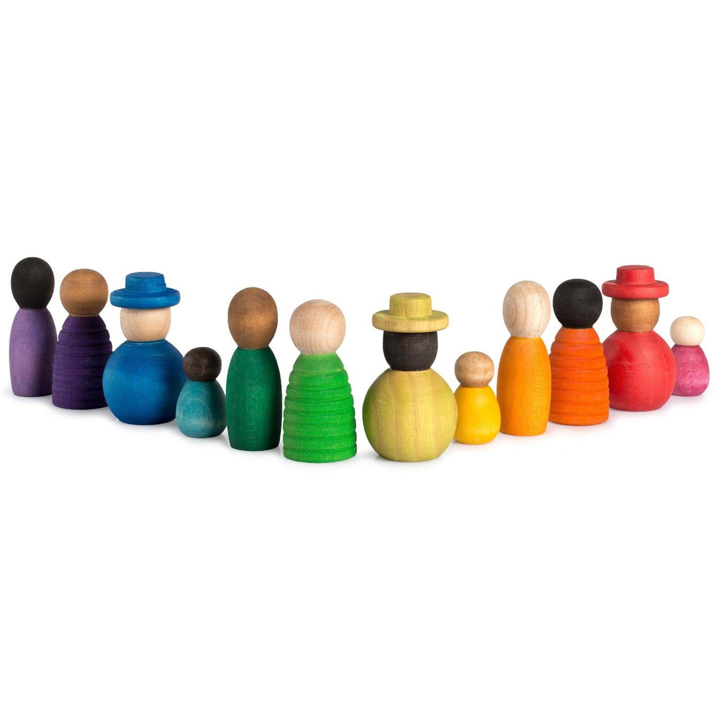 Grapat Together | Wooden Toys for Kids | Open-Ended Play Set | Centre View | BeoVERDE.ie