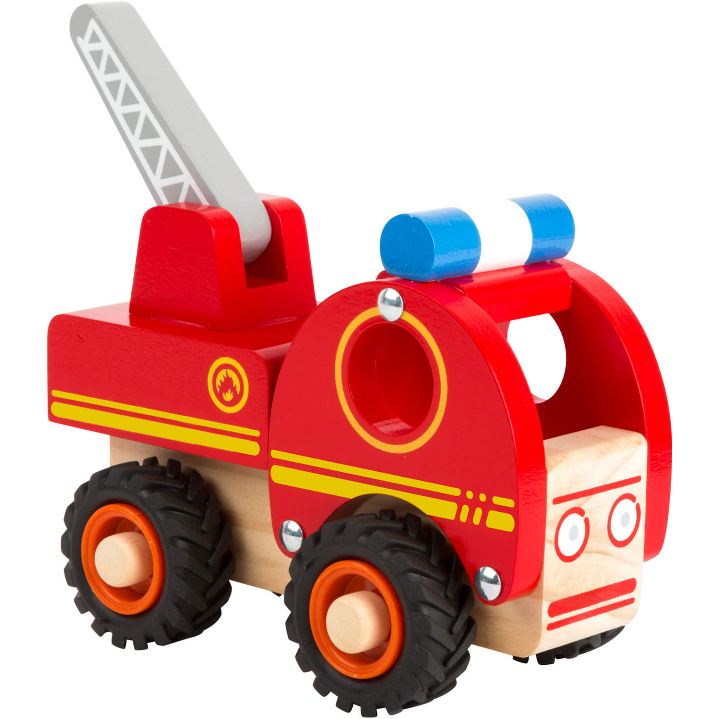 Small Foot Wooden Fire Engine | Ladder Lifted Up | BeoVERDE.ie