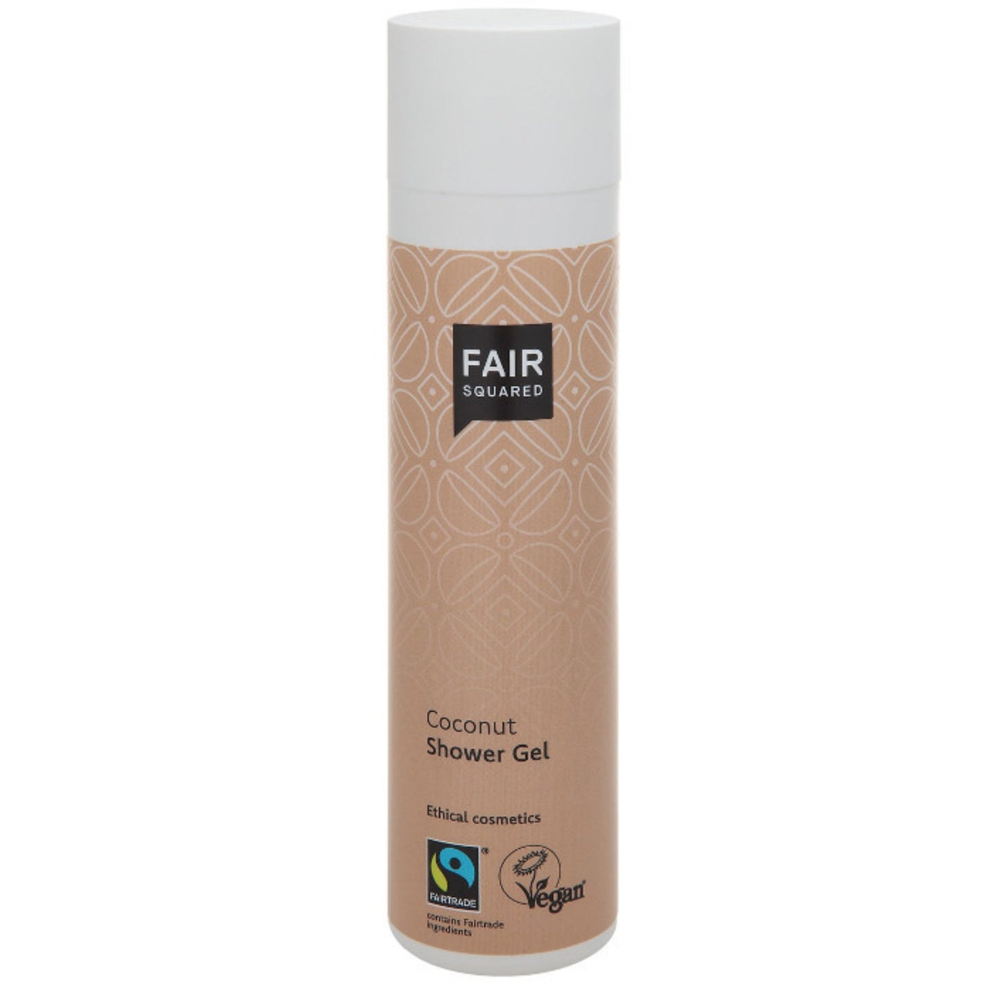 FAIR SQUARED Coconut Shower Gel | Fairtrade Vegan Natural Halal | Dispenser | BeoVERDE.ie