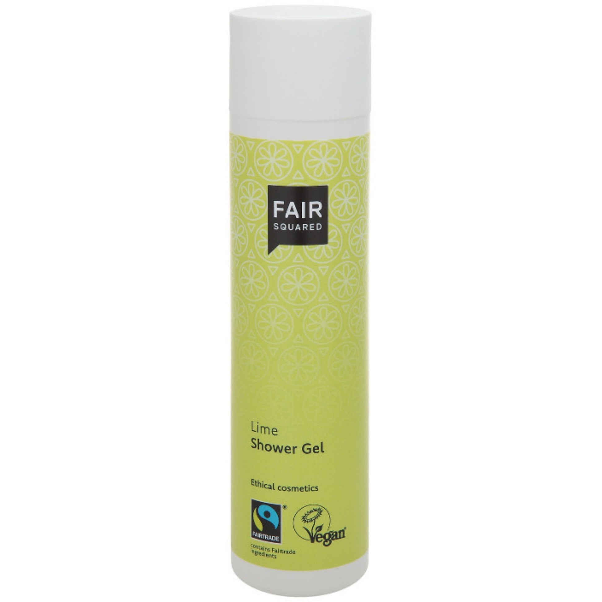 FAIR SQUARED Lime Shower Gel | Fairtrade Vegan Natural Halal | Dispenser | BeoVERDE.ie