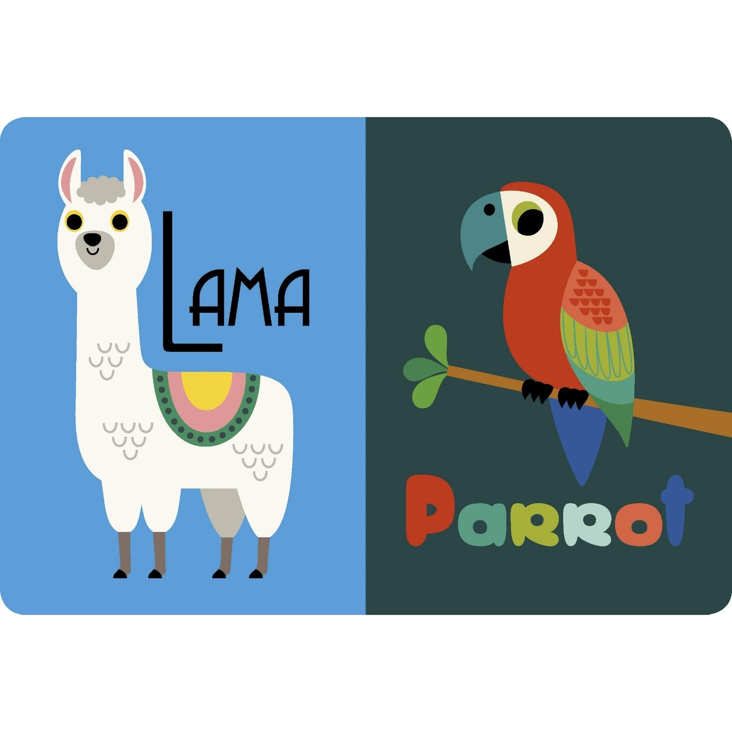 Wild Animals | Children's Board Book on Zoo Animals