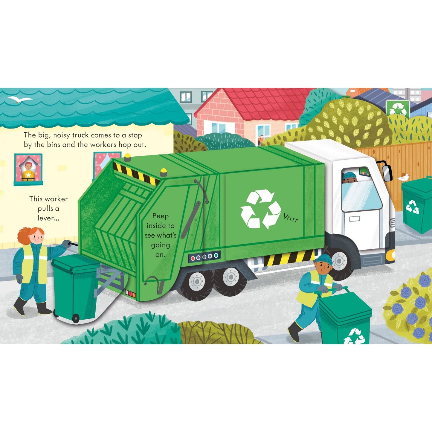 Peep Inside How A Recycling Truck Works | Children's Book on Recycling & Green Living
