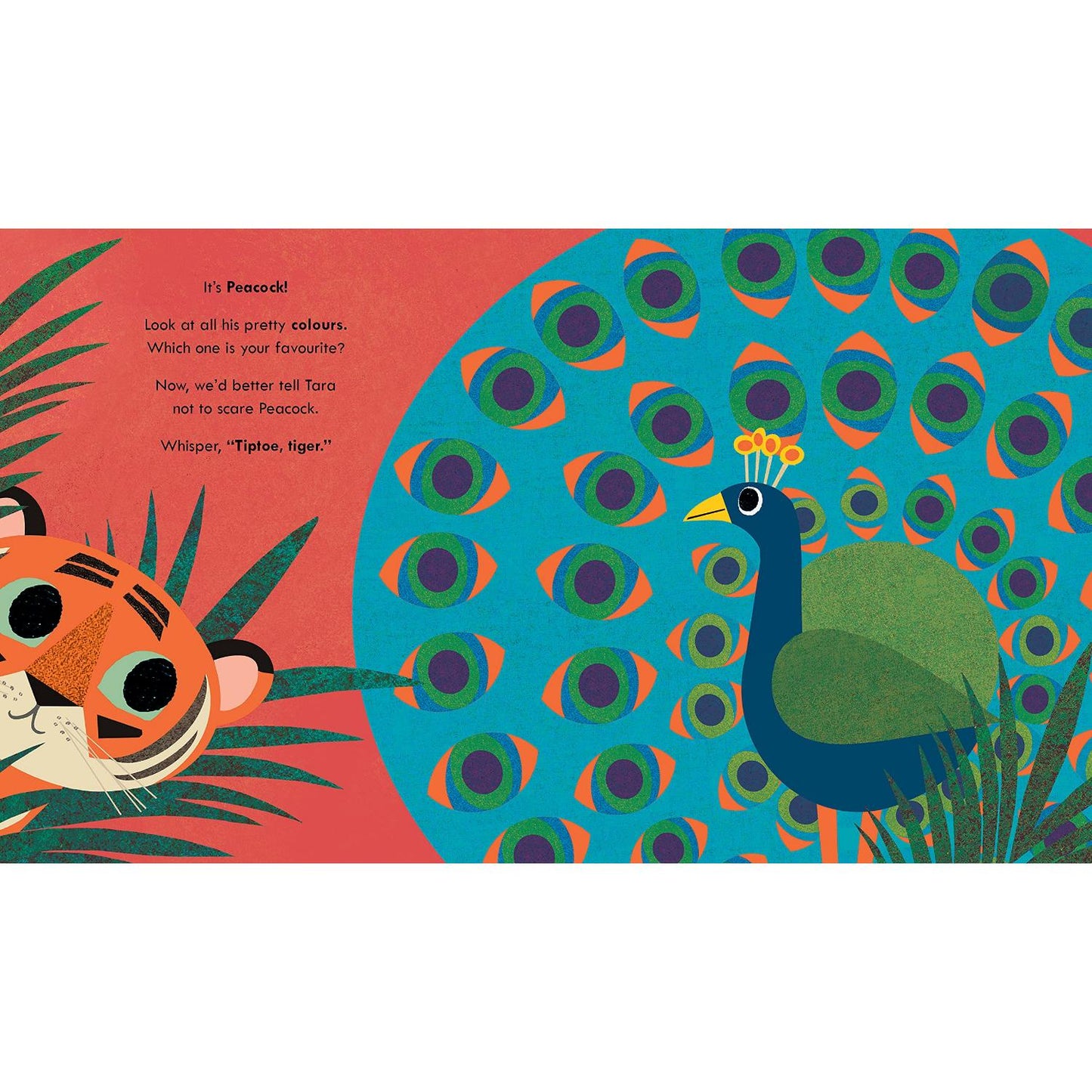 Tiptoe Tiger | Hardback | Interactive Children’s Book