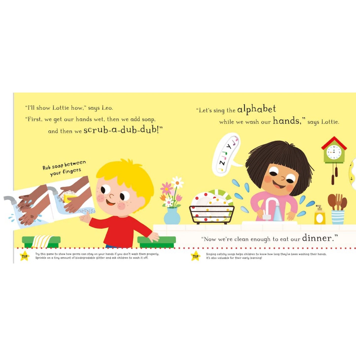 Let's Wash Our Hands - Bathtime and Keeping Clean | Board Book