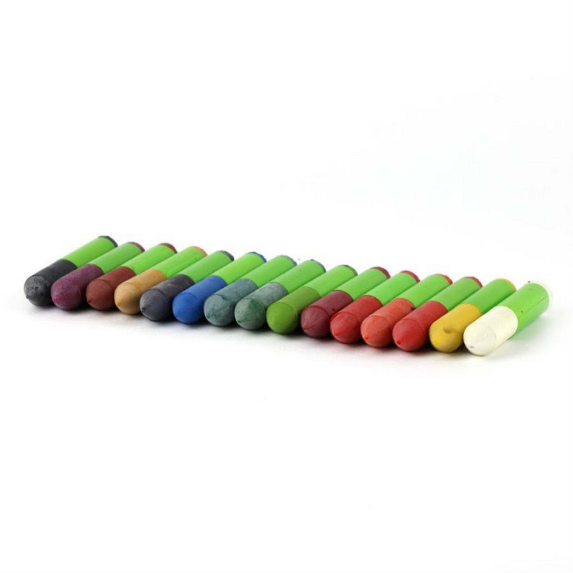 Non-Toxic Natural Textile Wax Crayons | 15 Vibrant Colours | Textile Crayons Closeup | BeoVERDE.ie