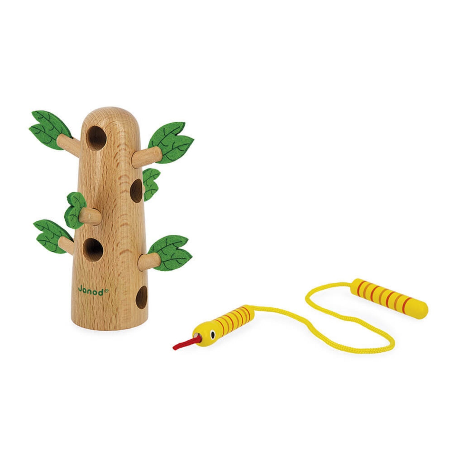 Janod Tropical Lace-Up Tree | Toddler Activity Toys | BeoVERDE Ireland