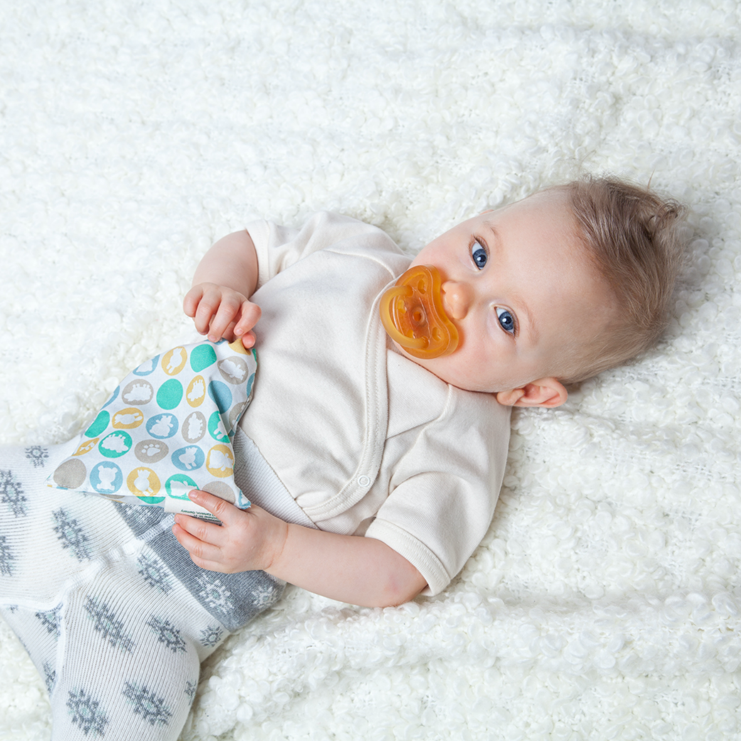 Grunspecht Organic Rubber Orthodontic Teat Soother | Lifestyle Teething Ring | BeoVERDE.ie