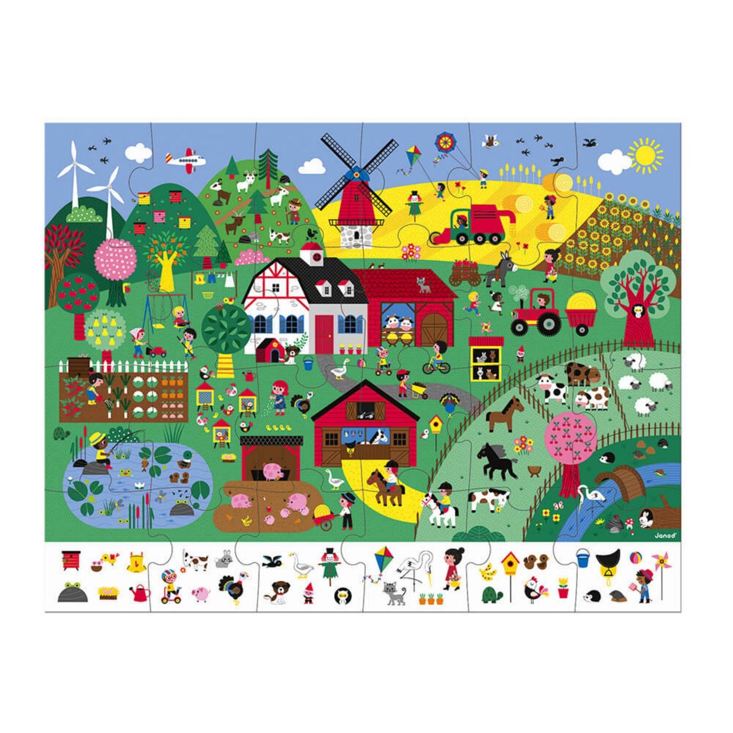 The Farm Observation Puzzle | Jigsaw Puzzle For Kids