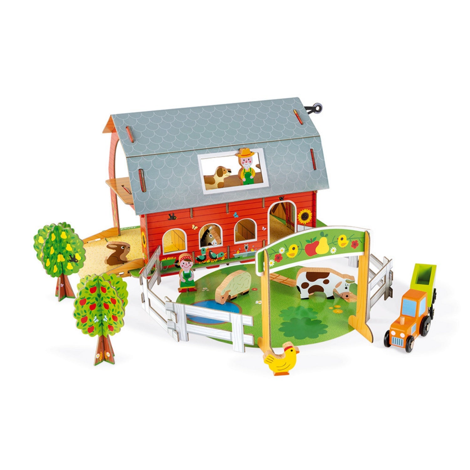 Janod Farm Set | Imaginative Play Toys | Back | BeoVERDE.ie