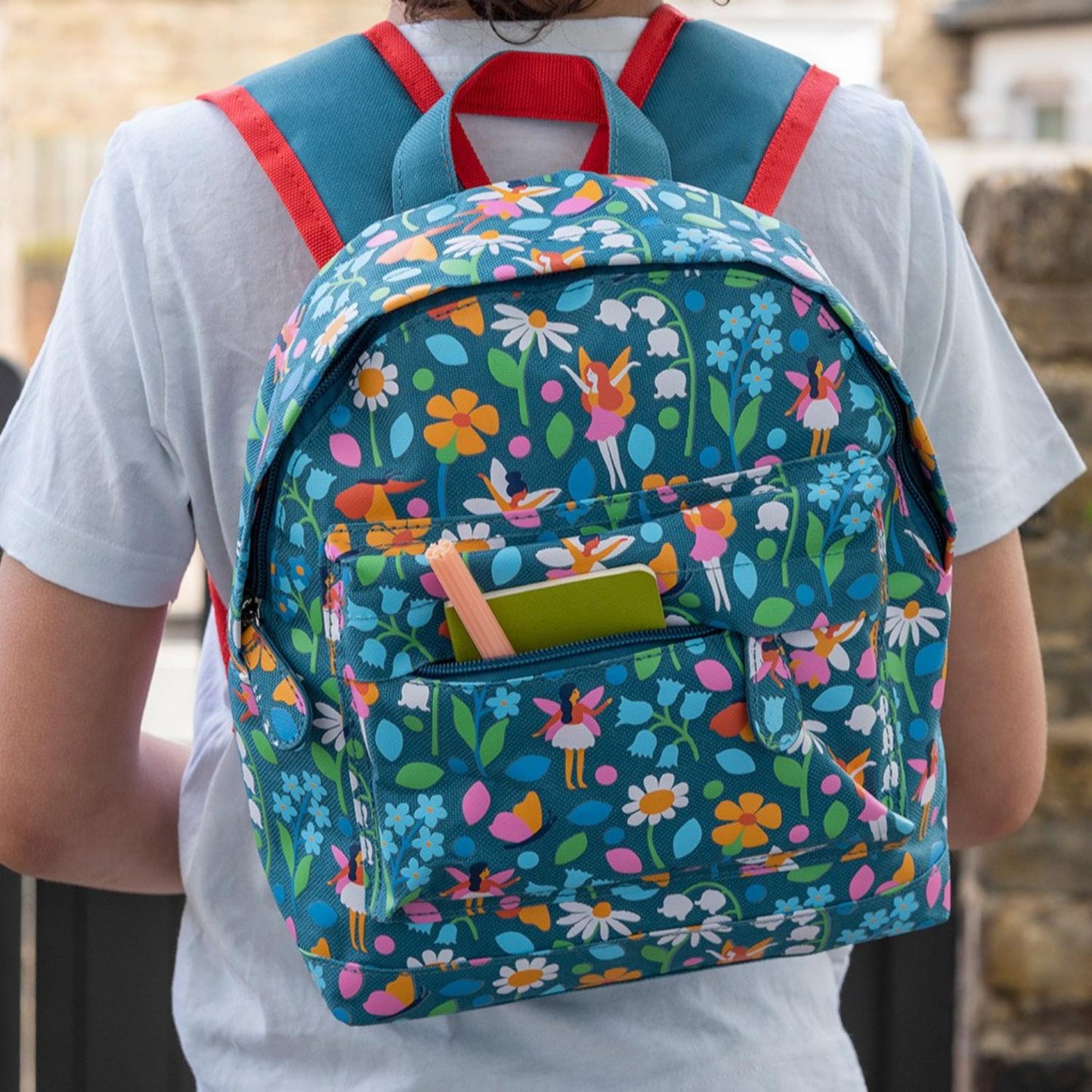 Rex London Wild Wonders Mini Backpack | Kid’s Backpack for Creche, Nursery & School | Lifestyle: Backpack on Chair | BeoVERDE.ie