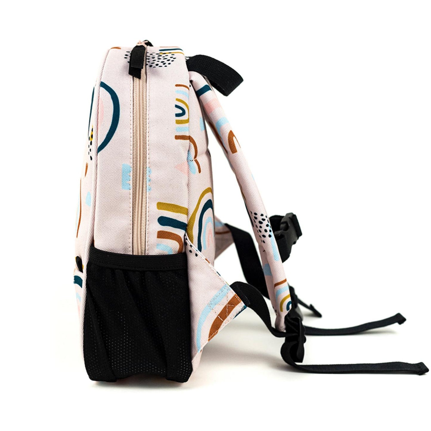 Shellbag Rainbow Meadow Mini Backpack | Kid’s Backpack for Creche, Nursery & School | Side View | BeoVERDE.ie