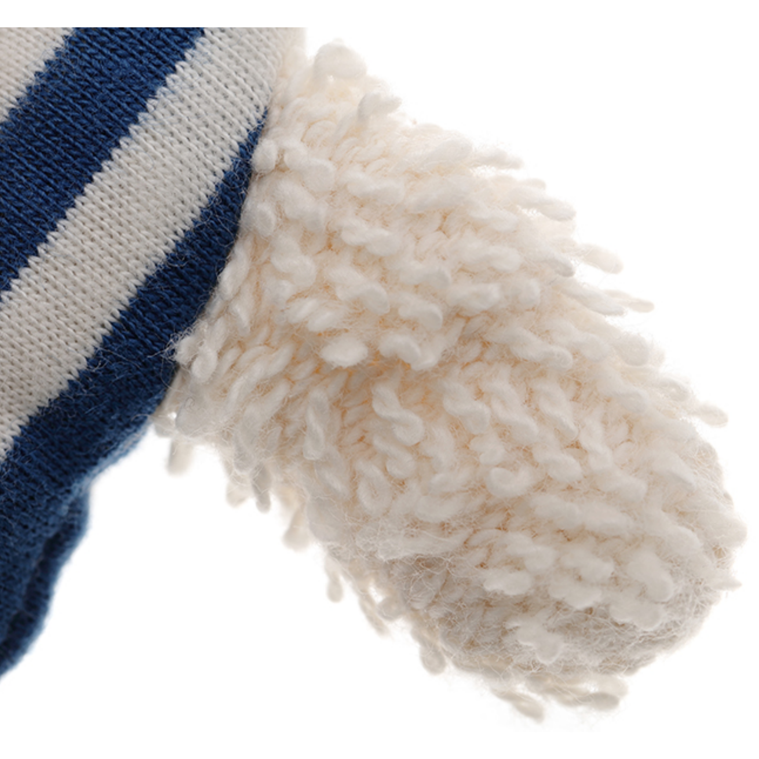 Sigikid Organic Sheep Soft Ring Rattle | Closeup Tail | BeoVERDE.ie