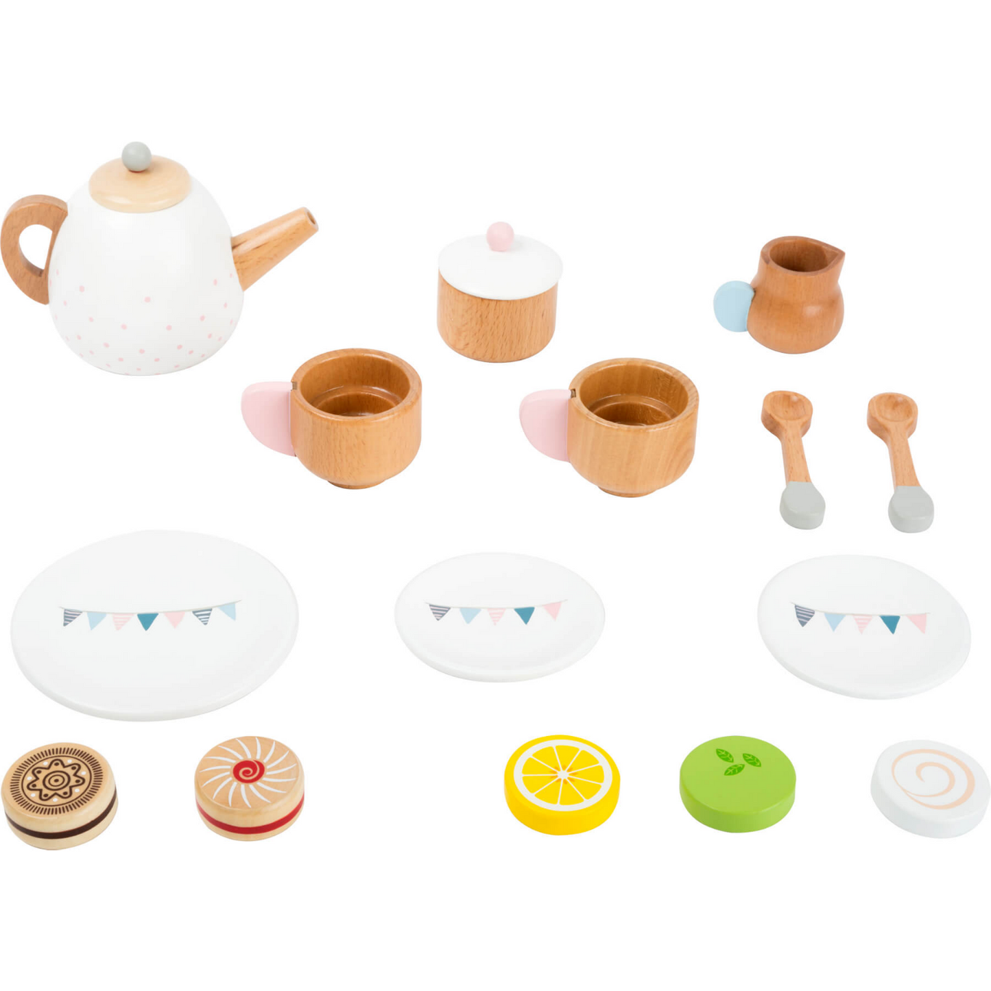 Small Foot Tea Set | Wooden Pretend Play Toys | Item View | BeoVERDE.ie