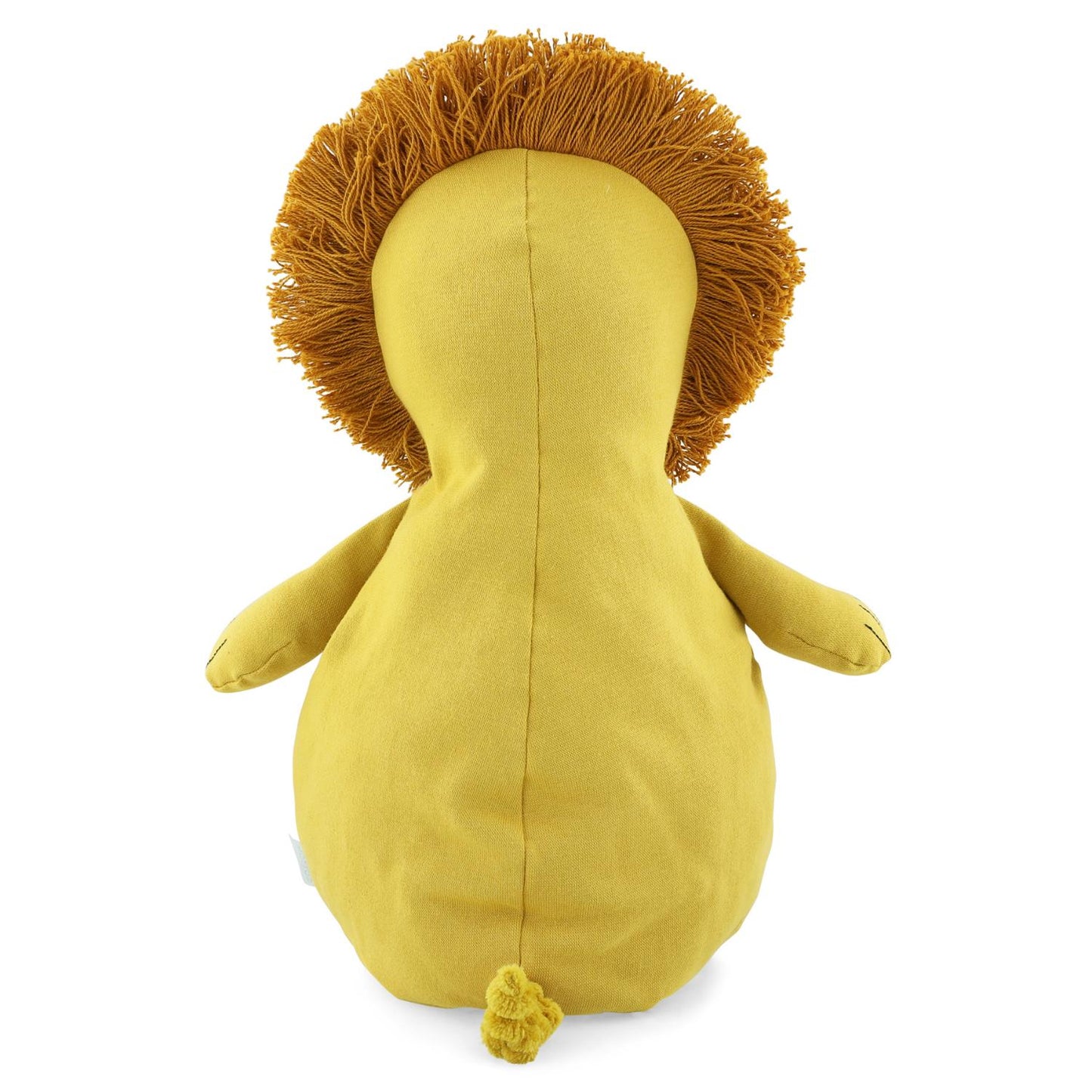 Trixie Mr. Lion | Organic Plush Toy | Sitting - Back | BeoVERDE.ie