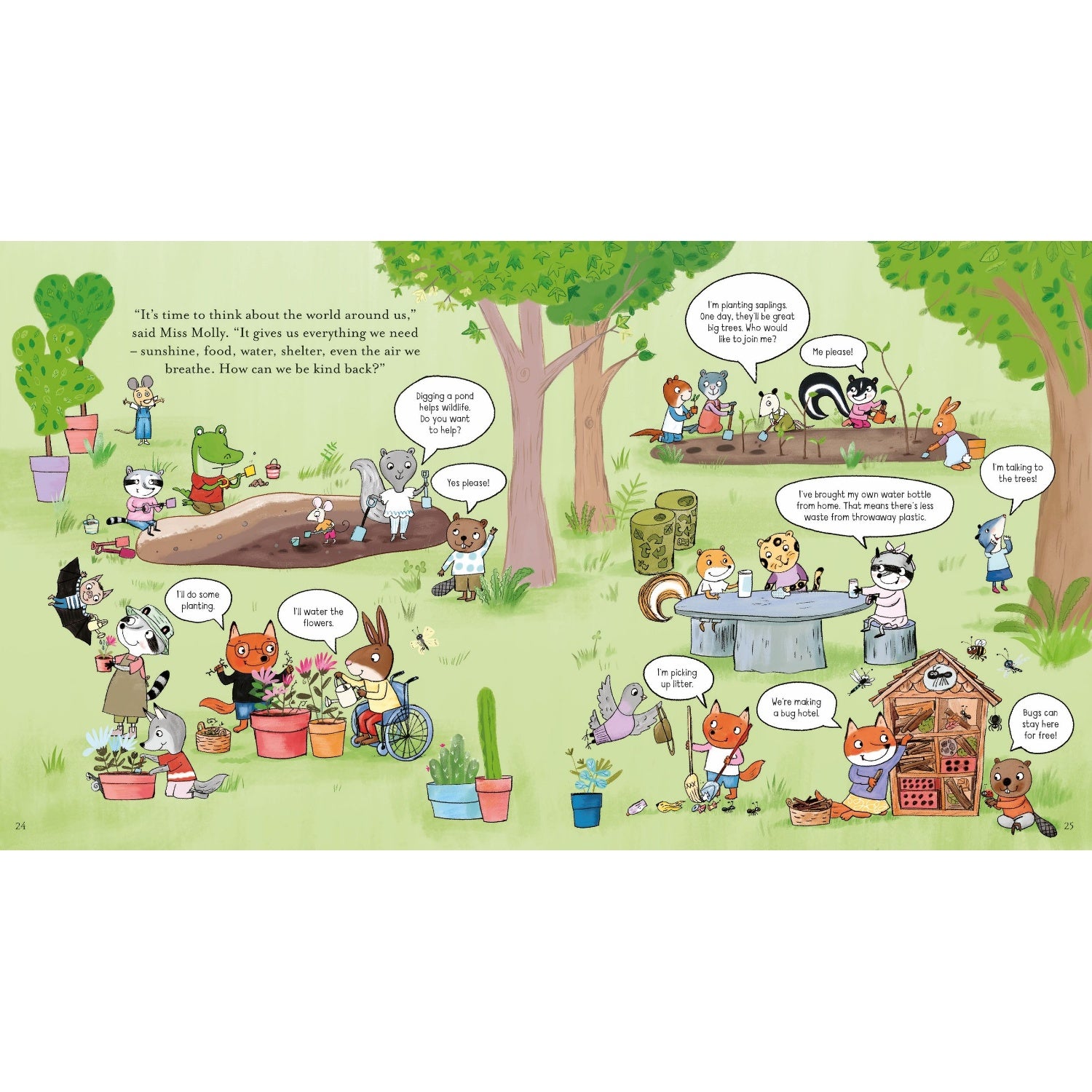 Miss Molly's School Of Kindness | Children's Book on Feelings and Emotions | Usborne | Sample B | BeoVERDE.ie