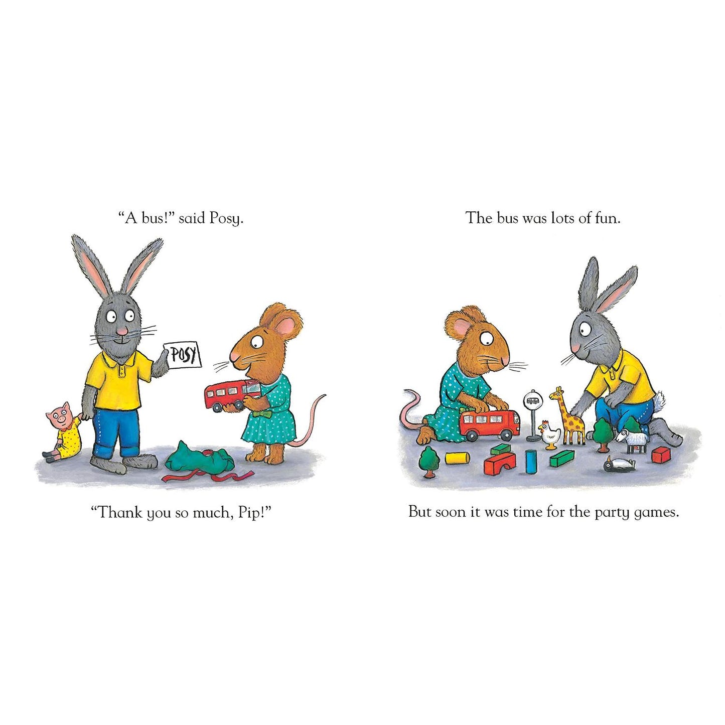 The Birthday Party - Pip & Posy | Hardback | Toddler’s Book on Friendship