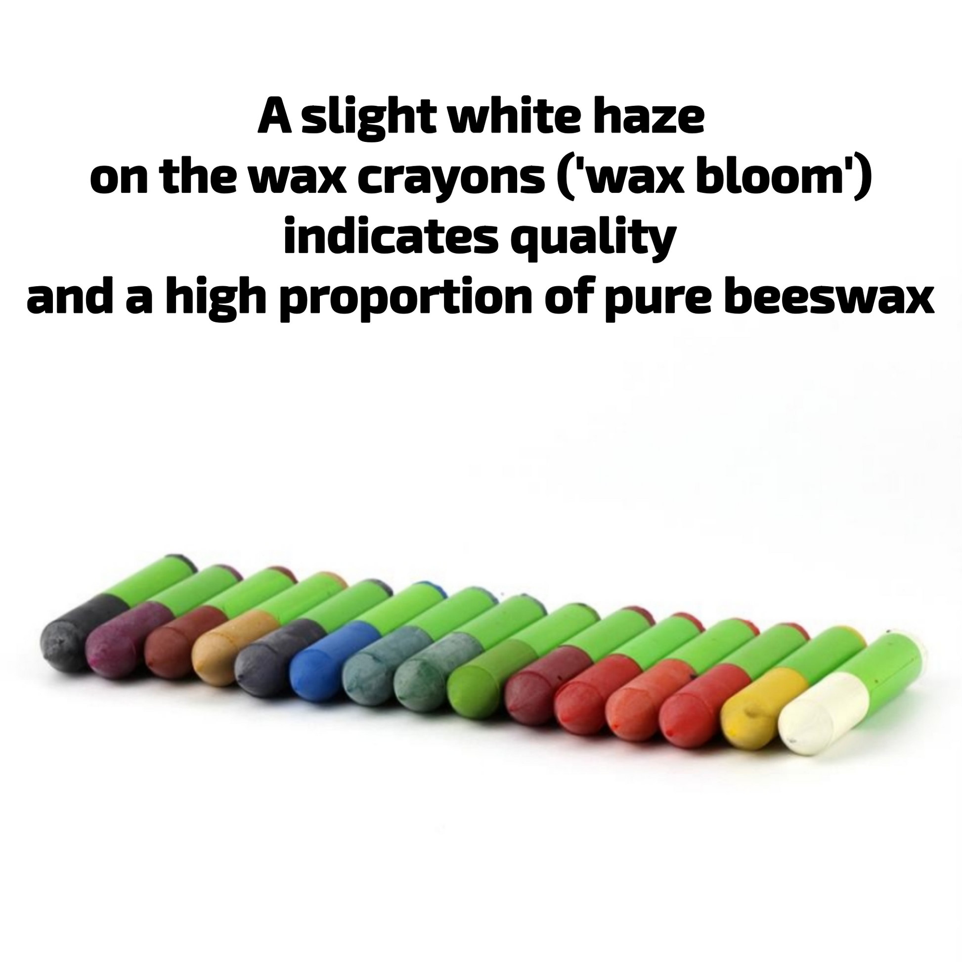 Non-Toxic Natural Textile Wax Crayons | 15 Vibrant Colours | Product Information | BeoVERDE.ie