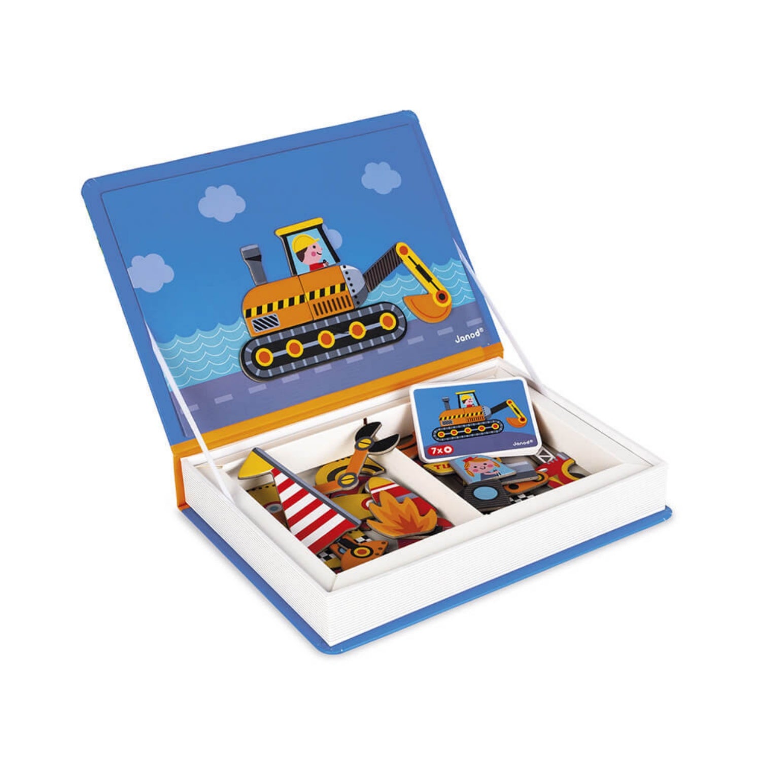 Janod Racers Magnetibook | Educational Toy For Kids | BeoVERDE Ireland