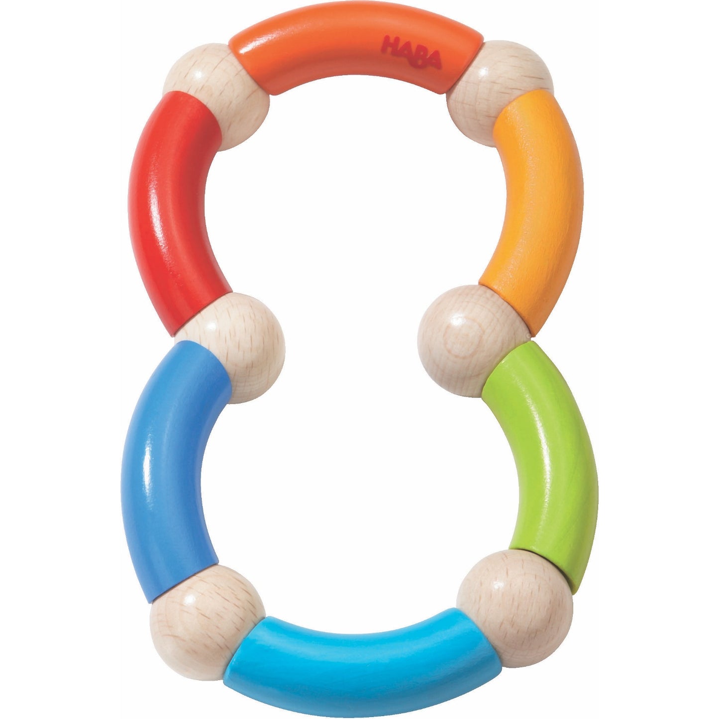 Trinity | Wooden Baby Clutching Toy | HABA | Twisted Left | BeoVERDE.ie