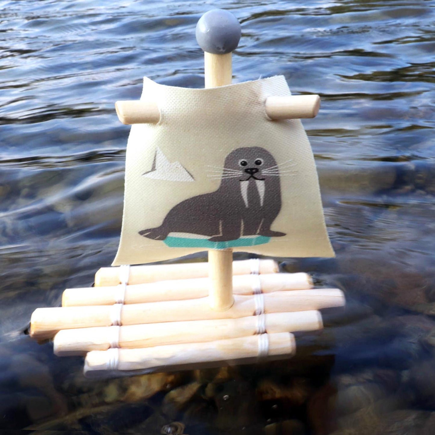 Legler Toys Wooden Toy Raft | Kids Bath Toy | Outdoor & Gardening | Lifestyle: Raft Sailing | BeoVERDE.ie
