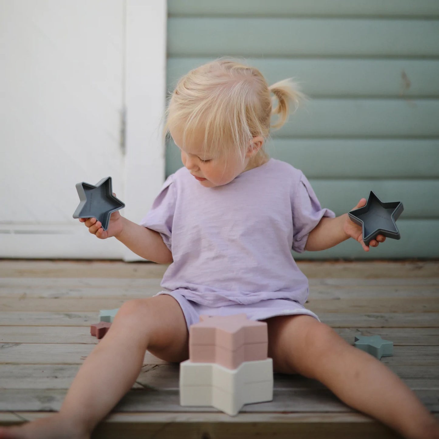 Nesting Stars | Toddler Sorting & Stacking Toy | Made in Denmark