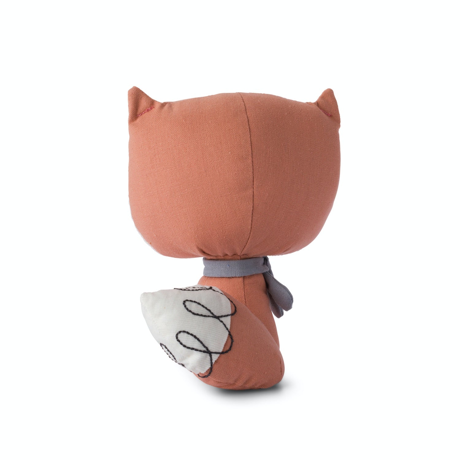 Picca LouLou Peachy Pink Fox | Imaginative Play Toy | Hand-Crafted Soft Toy Made From Cotton | Back | BeoVERDE.ie