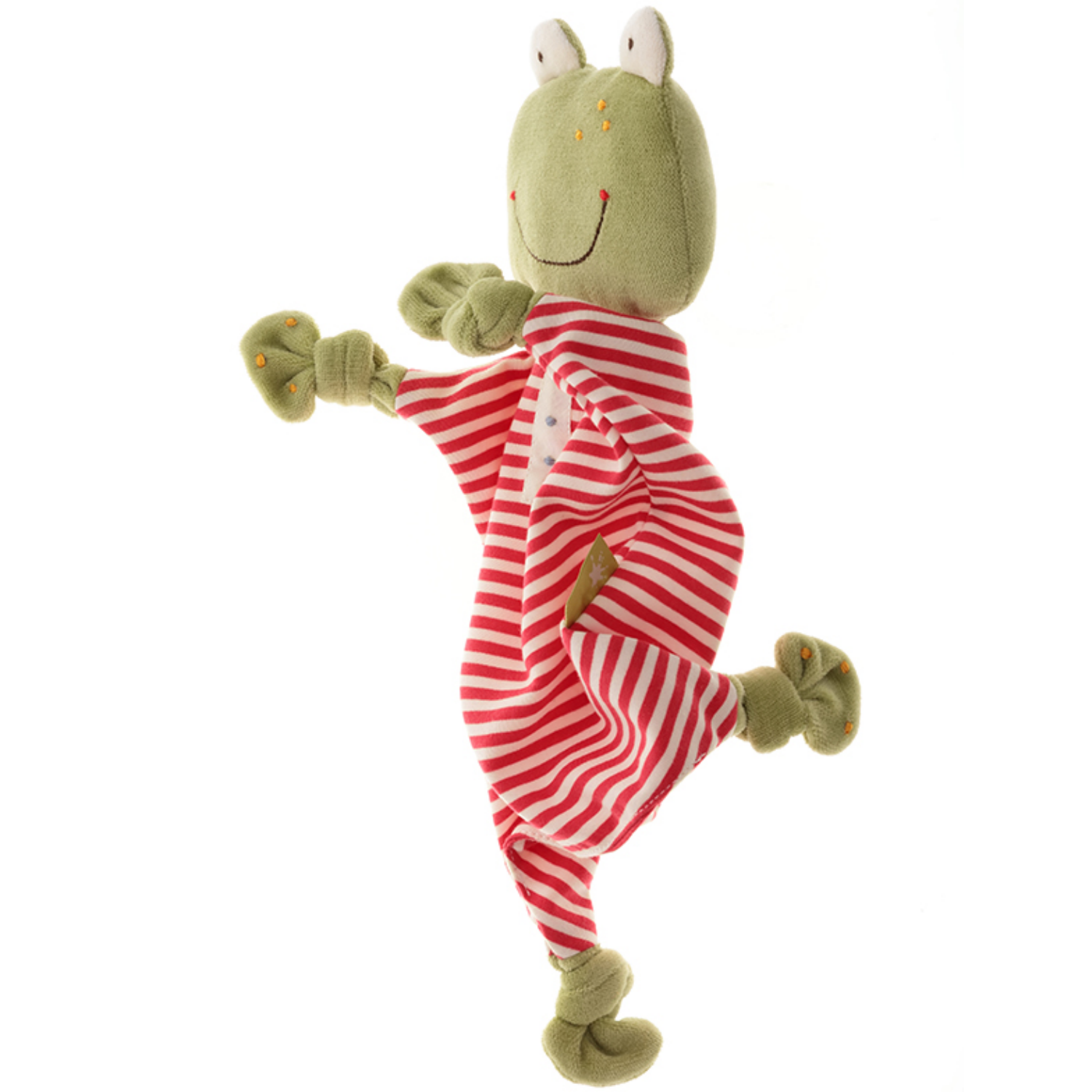 Sigikid Organic Frog Comforter | Baby’s First Toy | Front Standing | BeoVERDE.ie