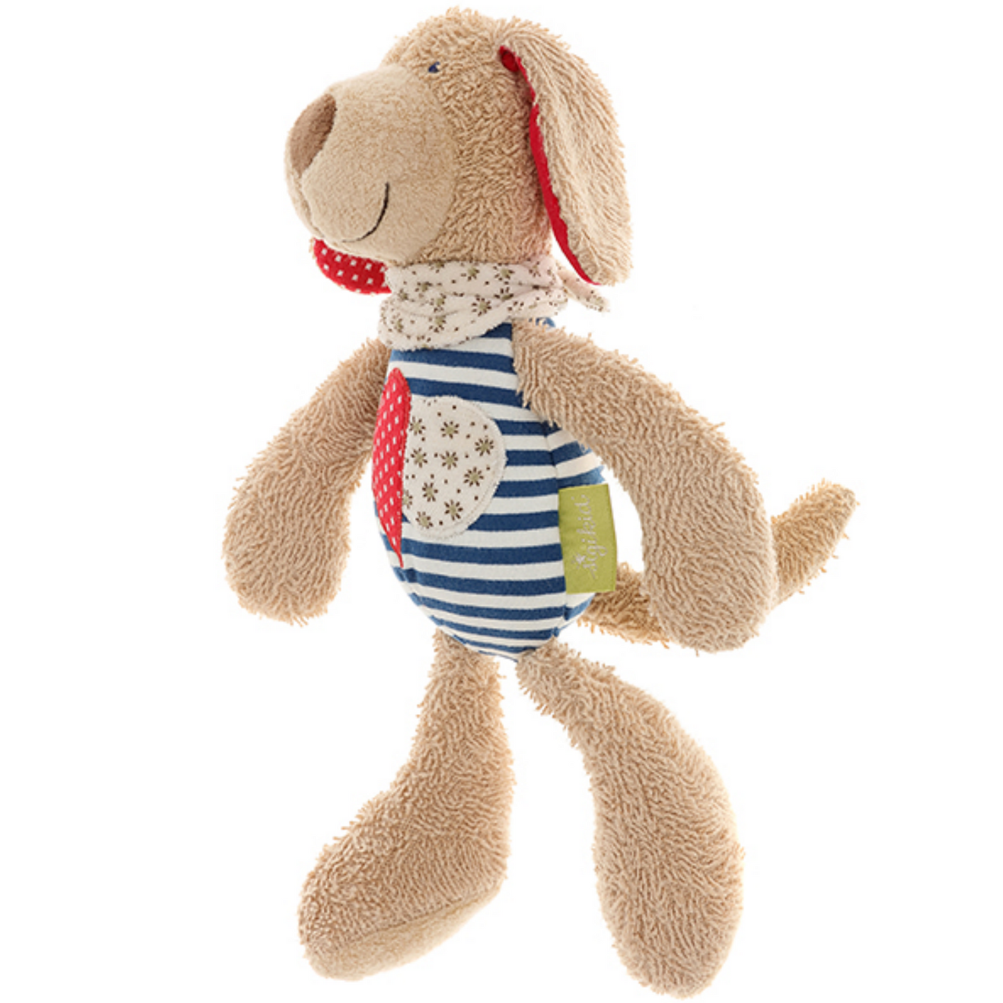Sigikid Organic Dog Plush Toy | Baby’s First Toy | Front View Standing | BeoVERDE.ie