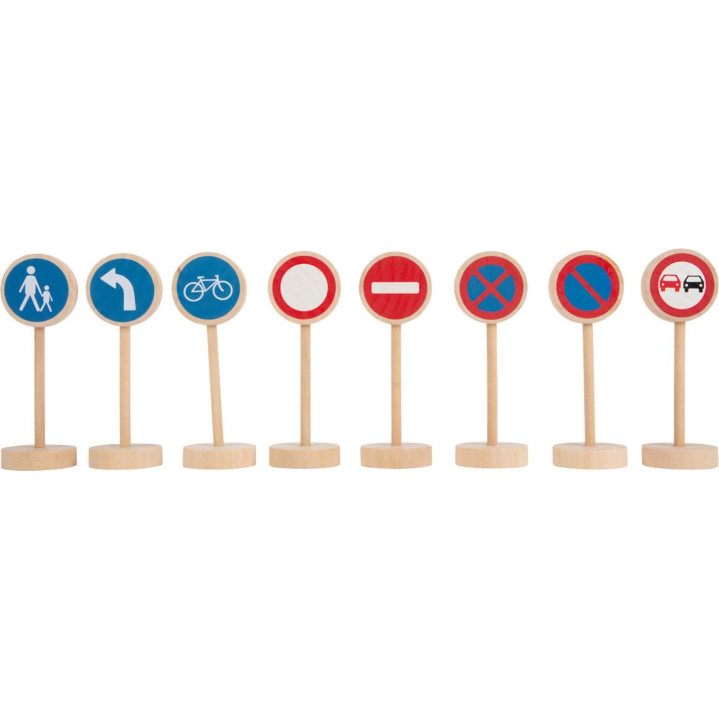 Toy Road Signs | 25 Pieces | Wooden Toys for Kids