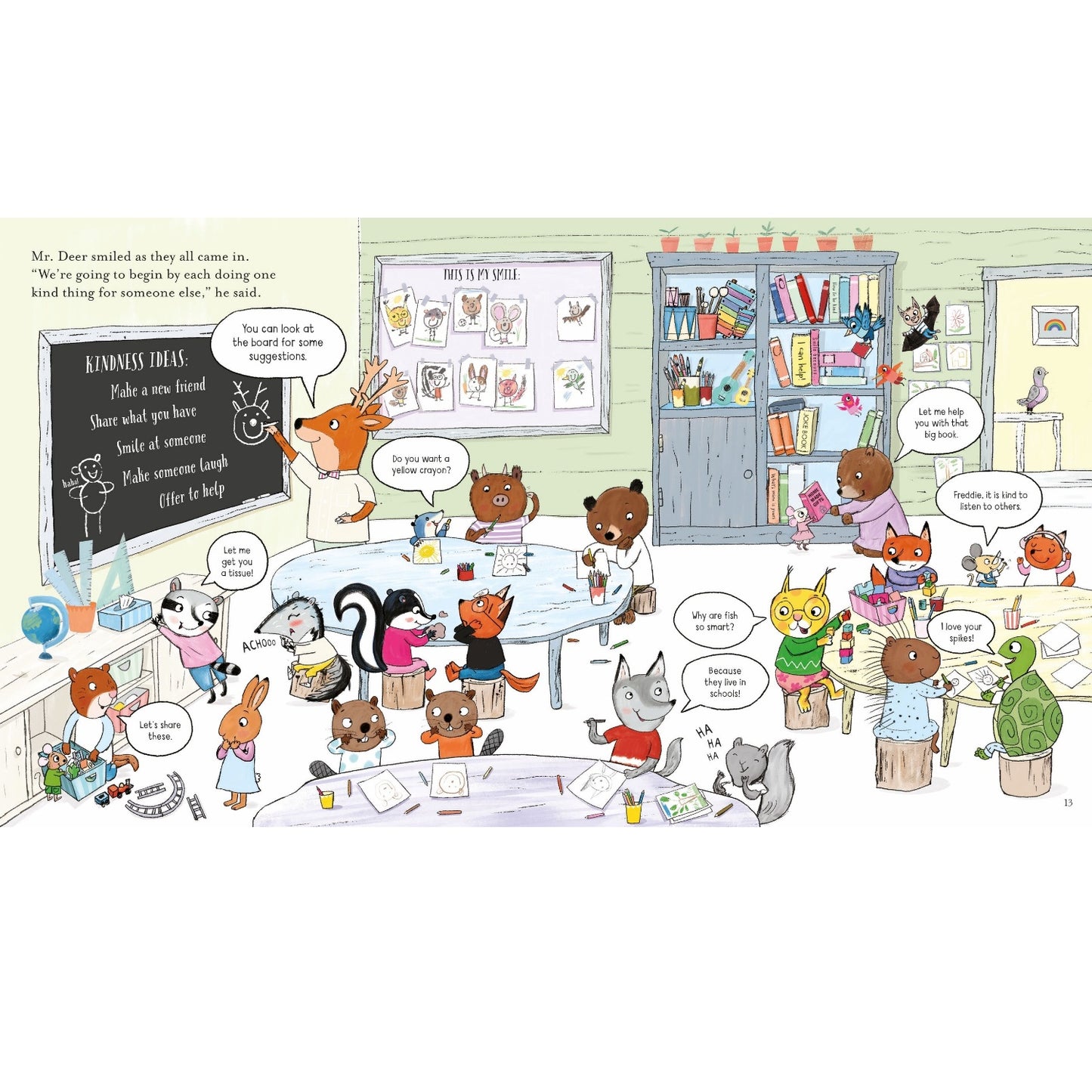 Miss Molly's School Of Kindness | Children's Book on Feelings and Emotions | Usborne | Sample C | BeoVERDE.ie