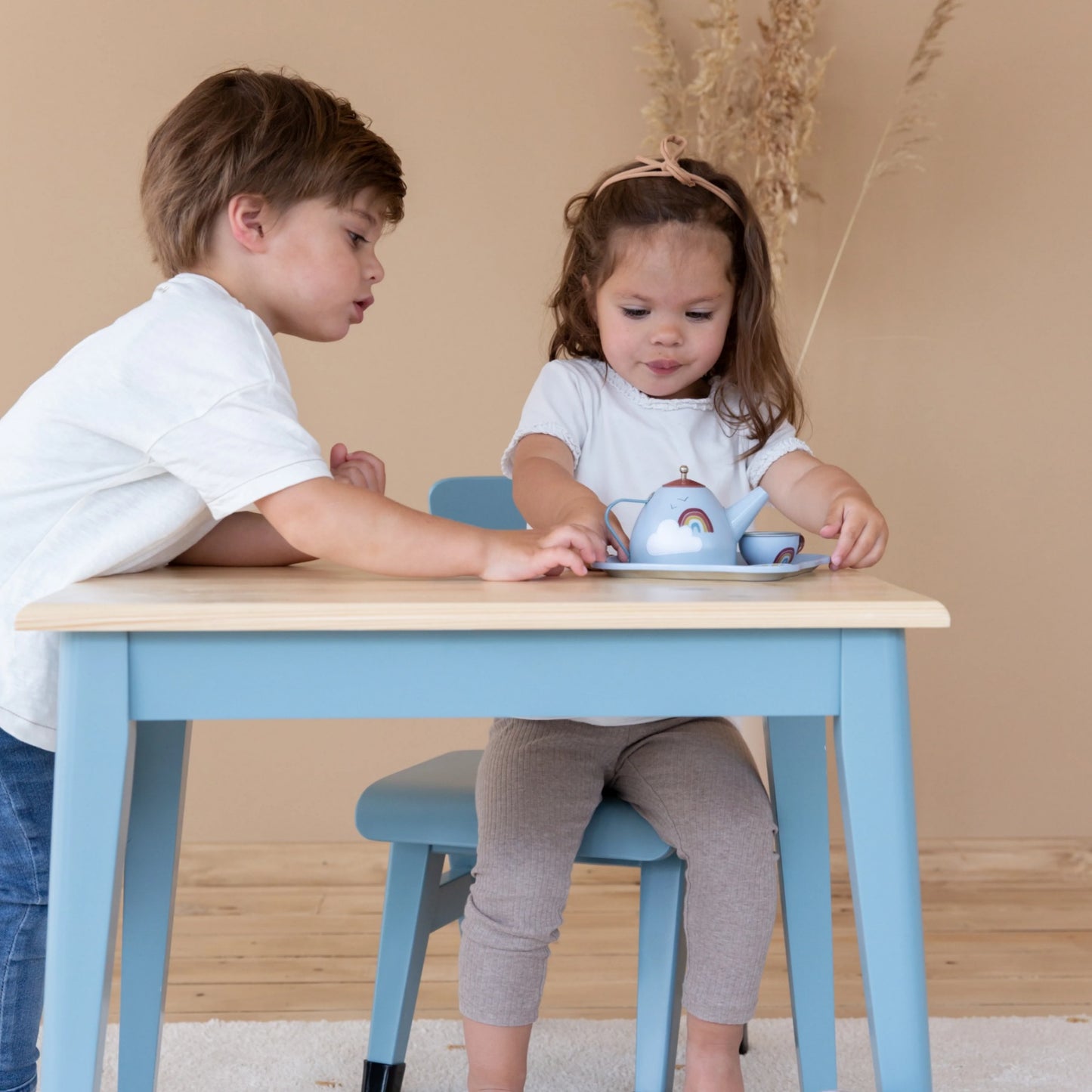 Little Dutch Tea Set Rainbow with Case | Children’s Pretend Play Toy Tableware | BeoVERDE Ireland