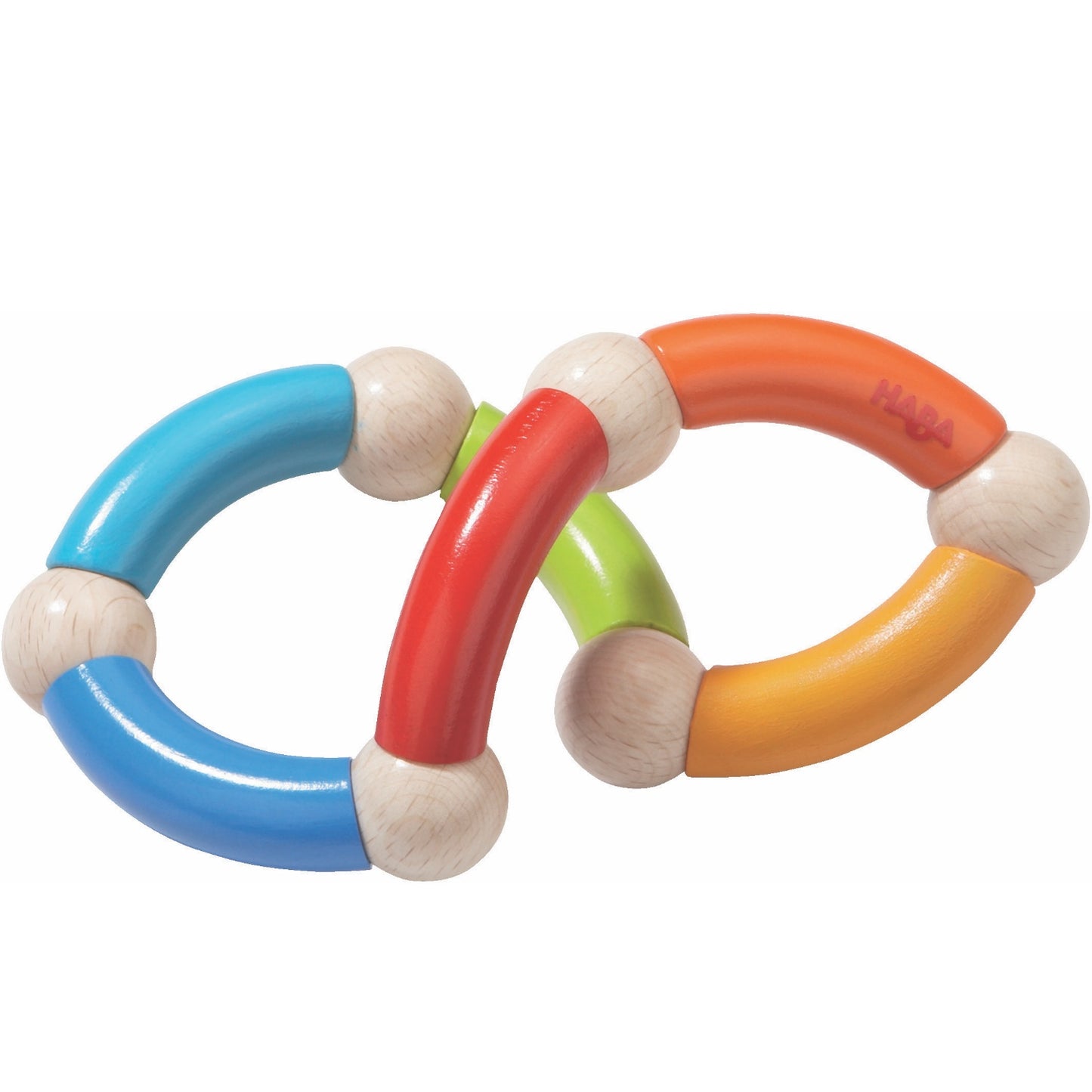 Trinity | Wooden Baby Clutching Toy | HABA | Twisted Right | BeoVERDE.ie