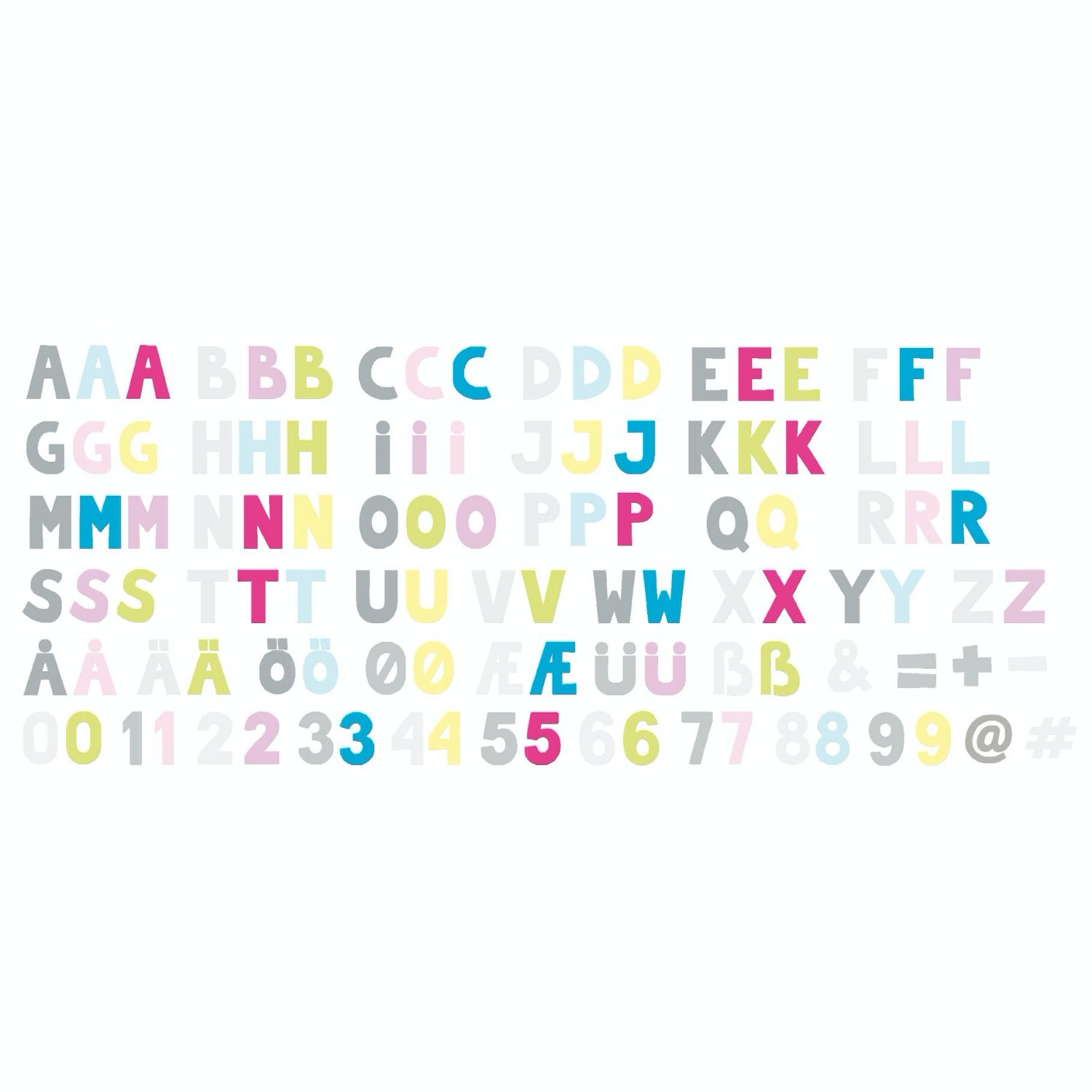 JaBaDaBaDo Magnetic Letters & Numbers Board | Wooden Educational Toy | All Magnets | BeoVERDE.ie