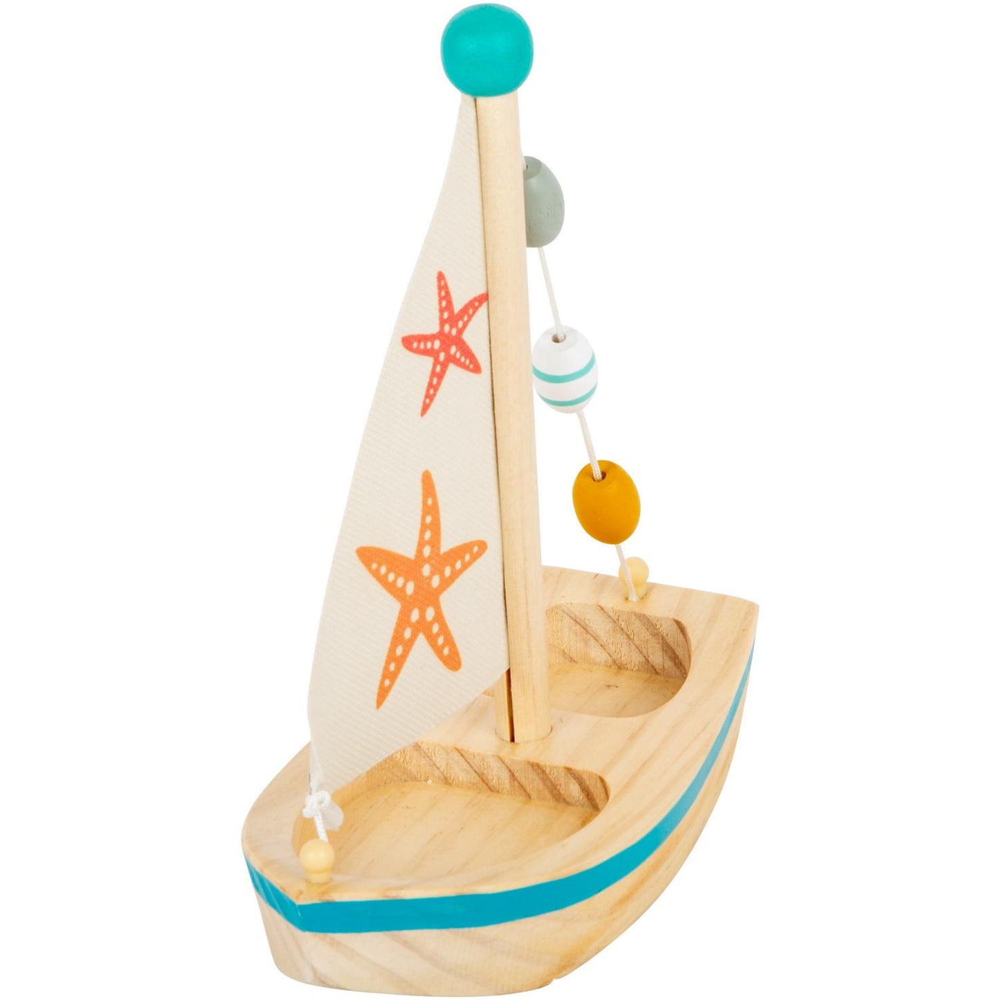 Wooden Toy Sailboat | Kids Bath Toy | Outdoor & Gardening
