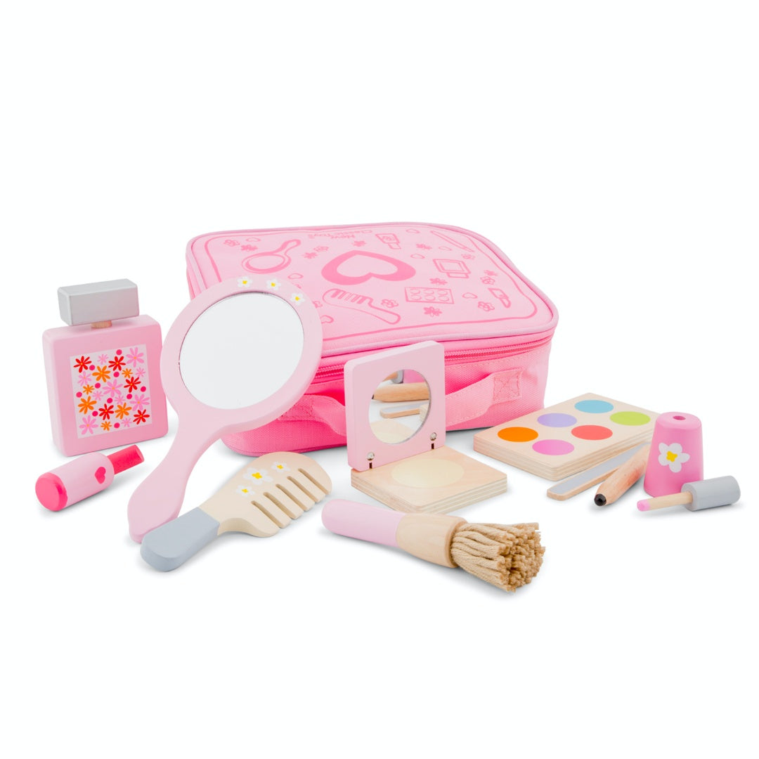 New Classic Toys Make Up Set | Wooden Pretend Play Toy | Front View 2 | BeoVERDE.ie