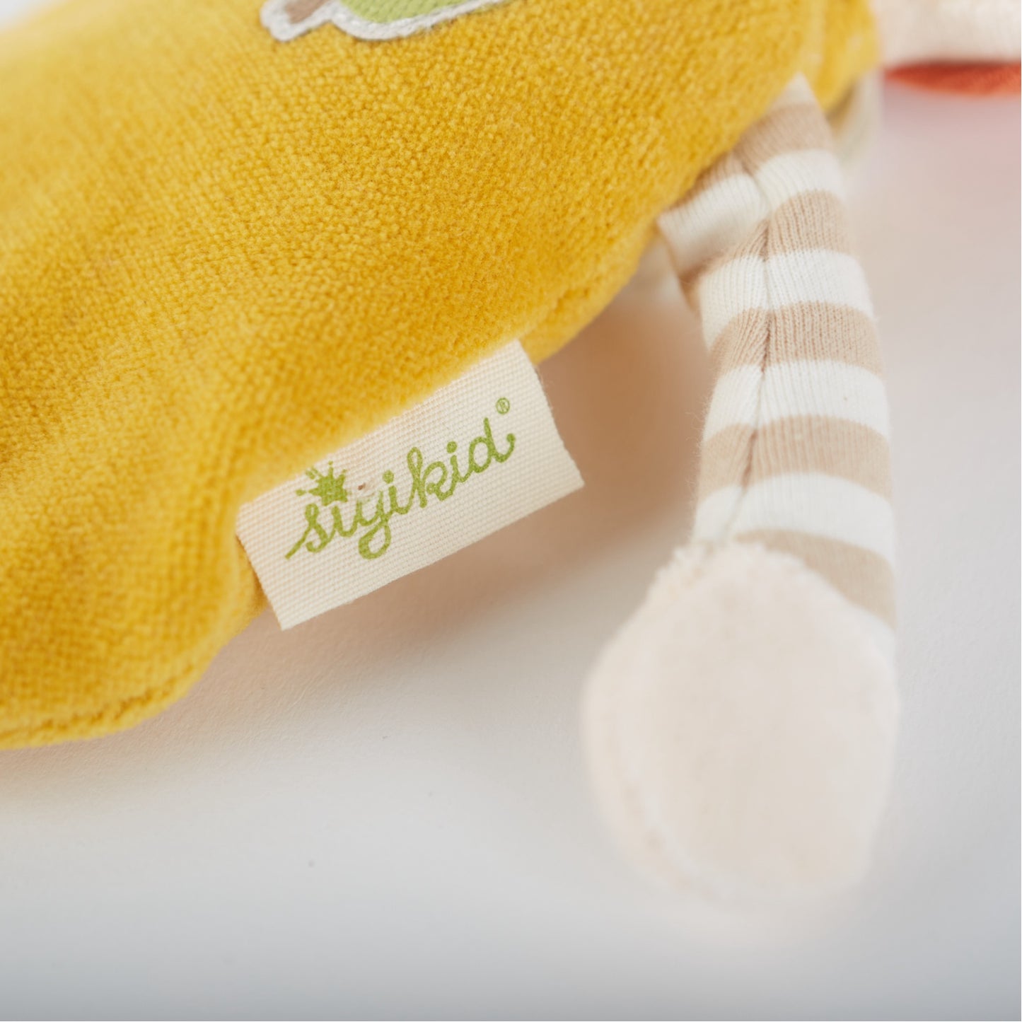 Sigikid Elf Cuddle Doll Baby Comforter | Organic Soft Toy | Baby’s First Toy | Close-up Logo | BeoVERDE Ireland