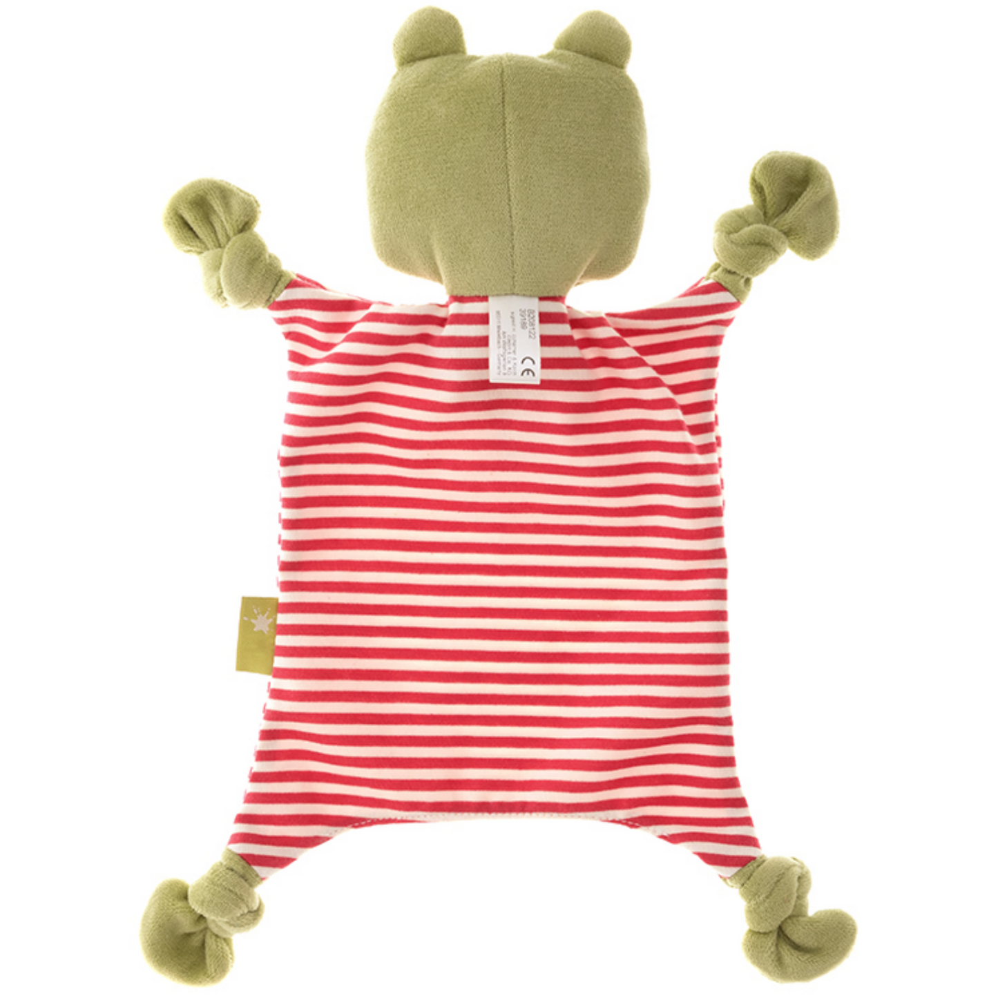 Sigikid Organic Frog Comforter | Baby’s First Toy | Back Standing | BeoVERDE.ie