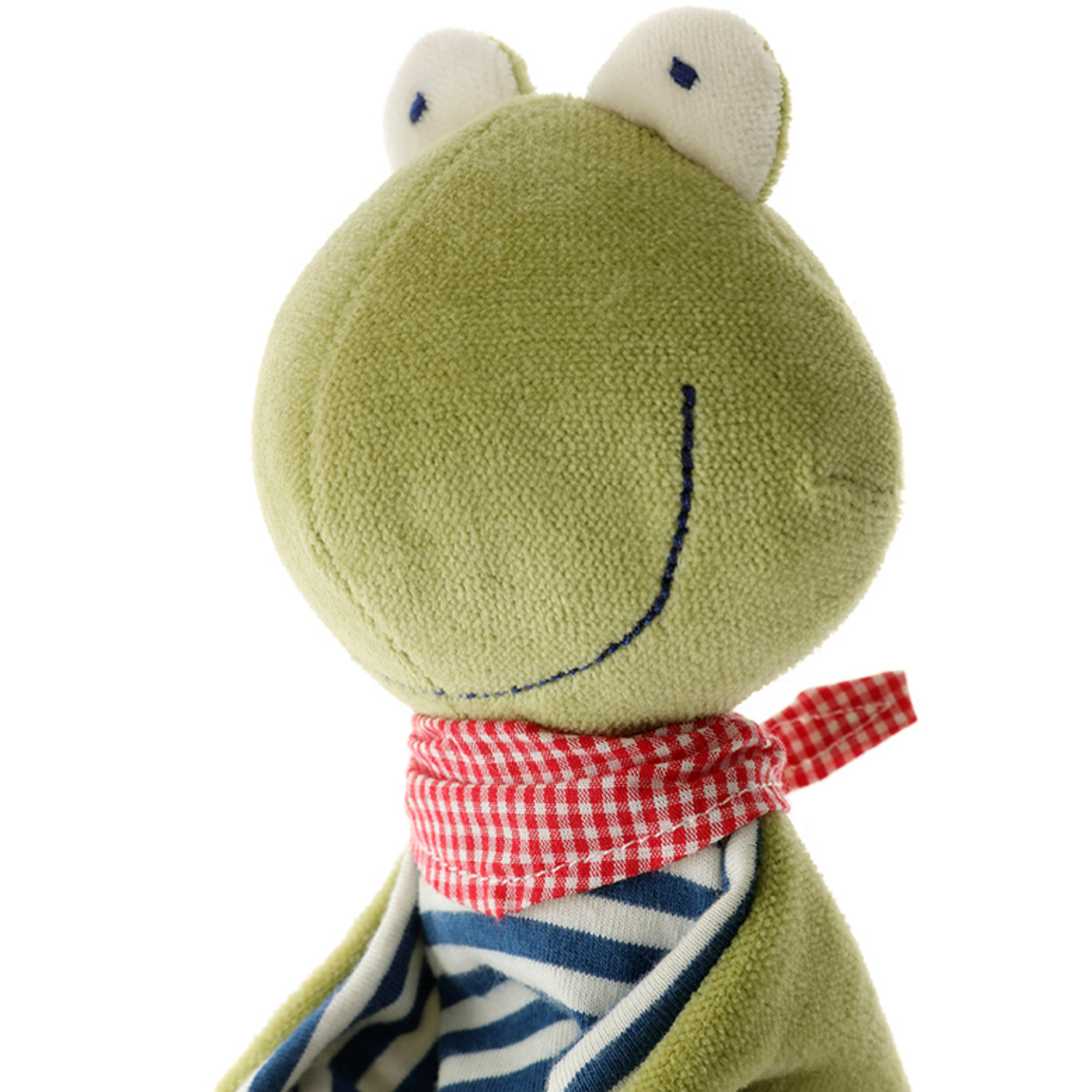 Sigikid Organic Frog Comforter | Baby’s First Toy | Closeup Face | BeoVERDE.ie