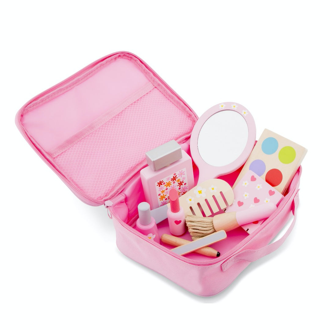 New Classic Toys Make Up Set | Wooden Pretend Play Toy | All Items in Bag | BeoVERDE.ie