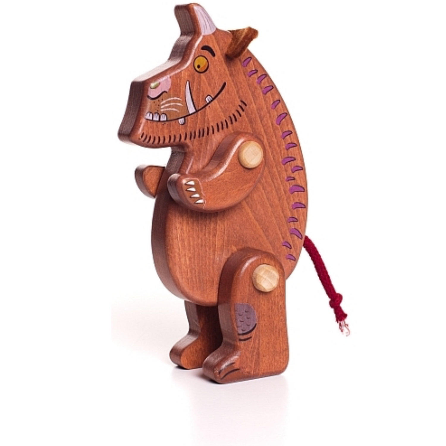 Bajo Wooden Gruffalo Figure | Movable Arms & Legs | BeoVERDE.ie