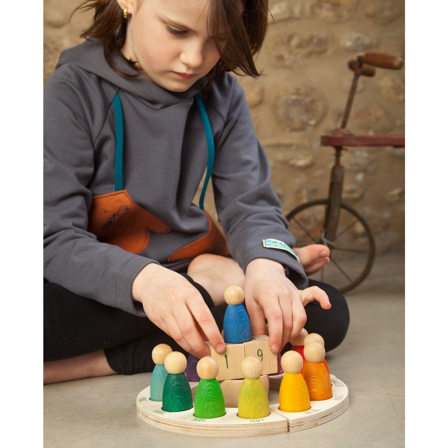 Perpetual Calendar | Wooden Toys for Kids | Open-Ended Play Set