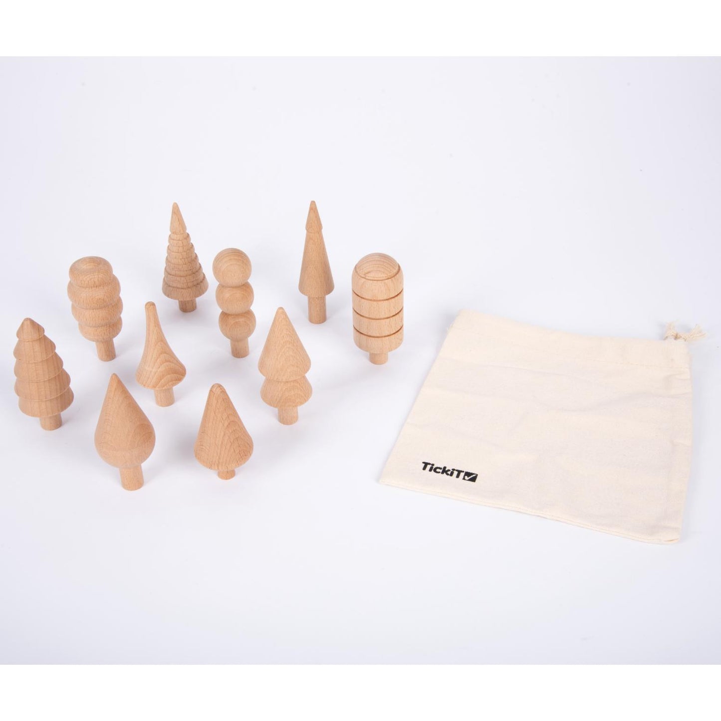 Natural Woodland Tree Set | Open-Ended Toys