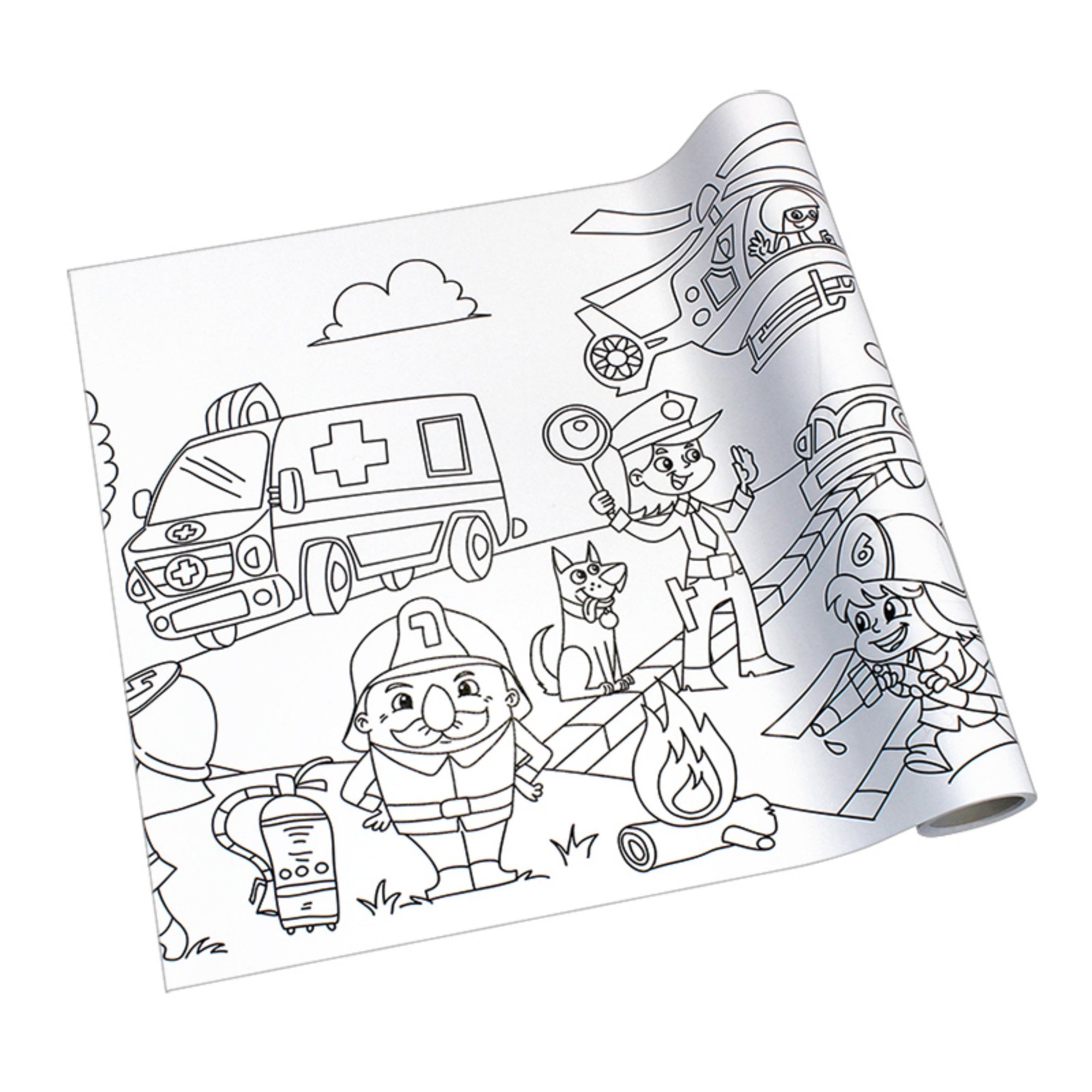 Sticky Roles Coloring Pages Sticky-Note Colouring Book on a Roll for Kids | Lifesavers Action ...