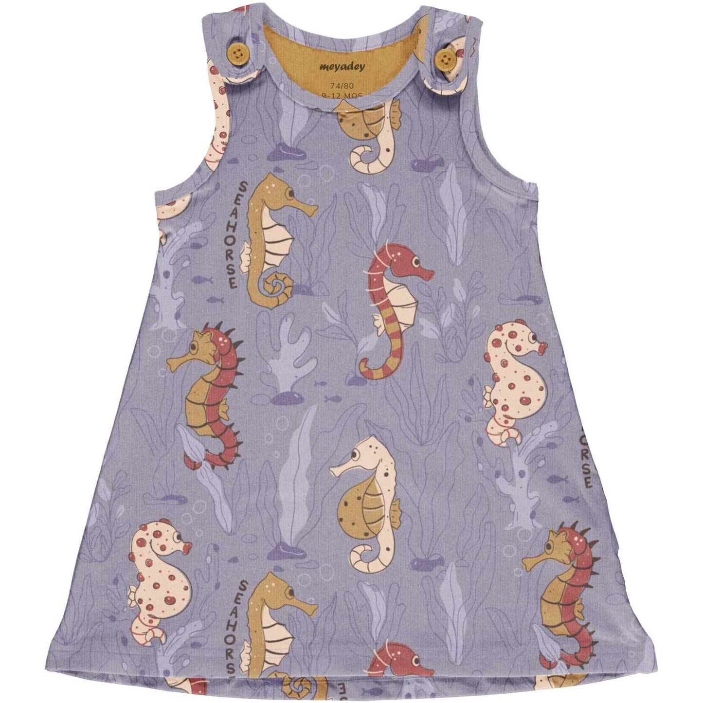 Savvy Seahorse | Baby & Toddler Playdress | GOTS Organic Cotton
