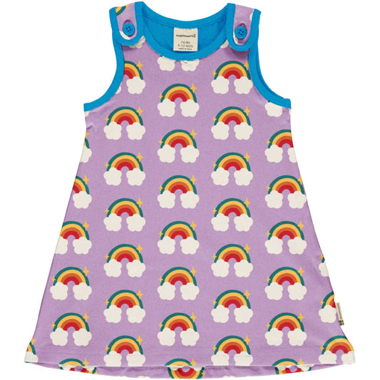 Maxomorra Rainbow Playdress | GOTS Organic Cotton | Front | BeoVERDE Ireland