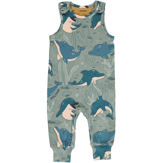 Dashing Dolphin | Baby & Toddler Playsuit | GOTS Organic Cotton